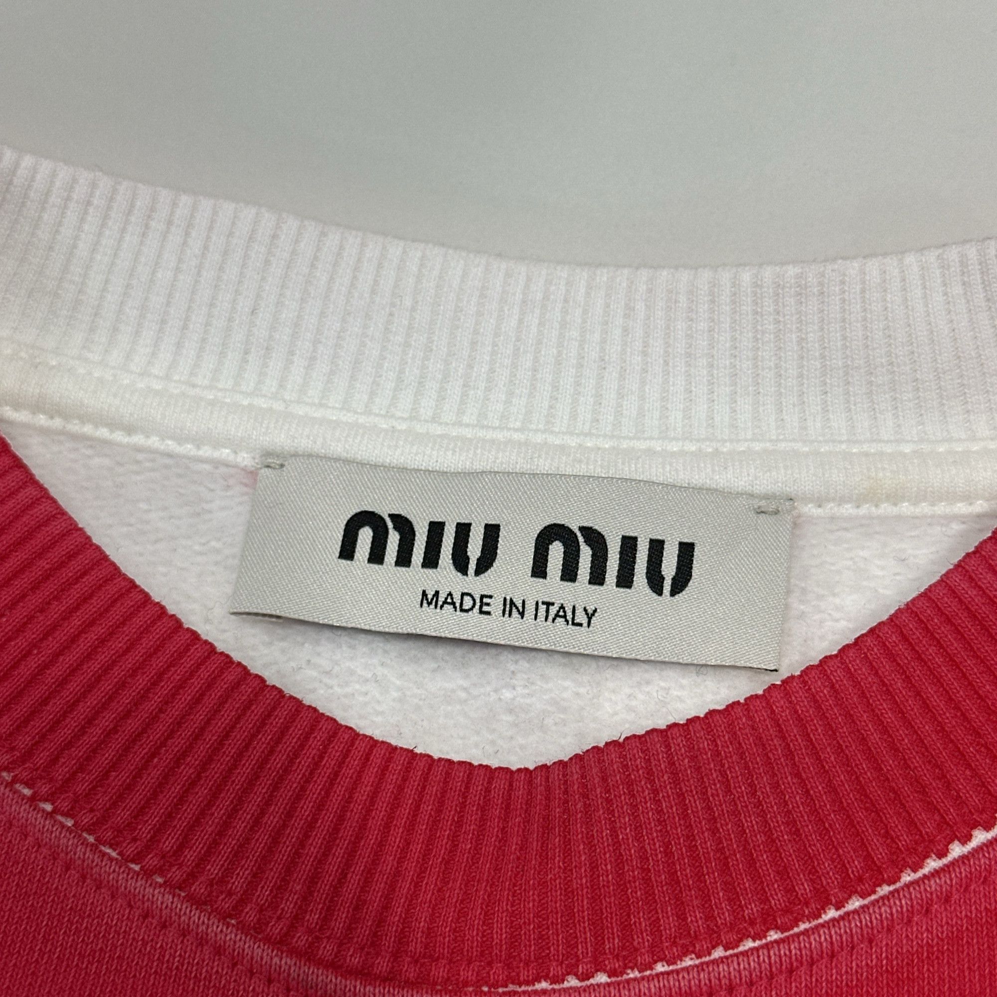 Miu Miu Miu Miu Logo Sweatshirt Size S Size S / US 4 / IT 40 - 3 Thumbnail