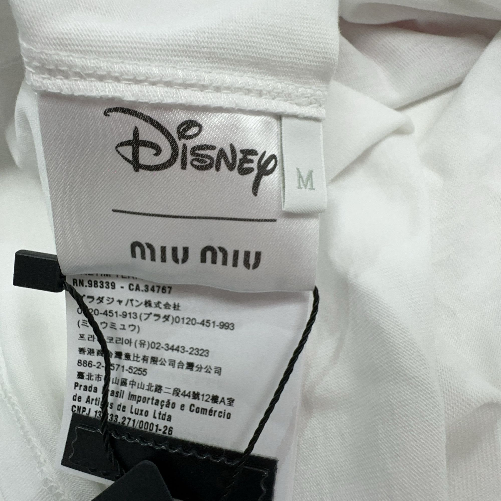 Miu Miu Miu Miu x Disney Graphic T-Shirt Size M Size M / US 6-8 / IT 42-44 - 3 Thumbnail