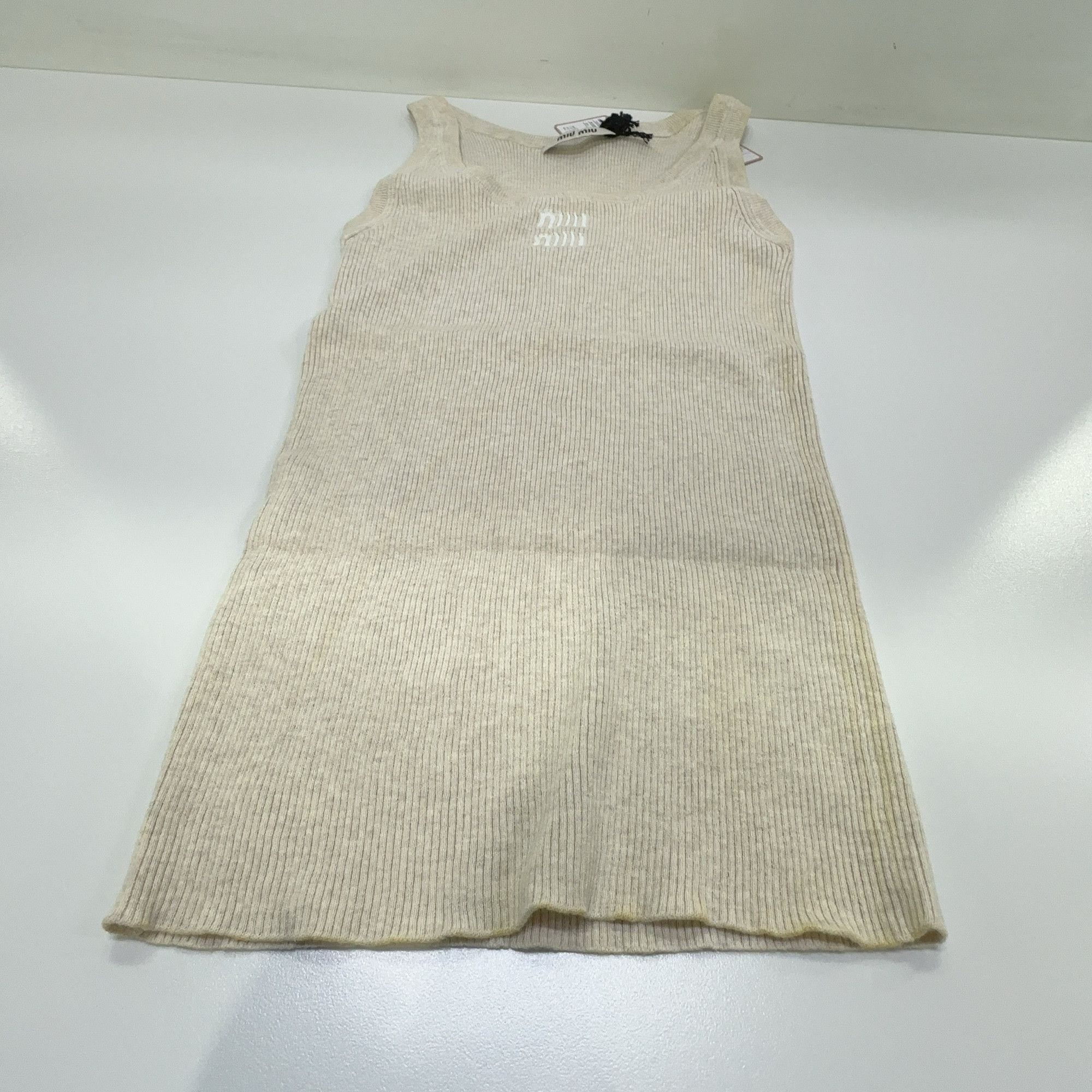 Miu Miu Miu Miu Logo Embroidery Tank Top IT 36 Size XS / US 0-2 / IT 36-38 - 7 Thumbnail