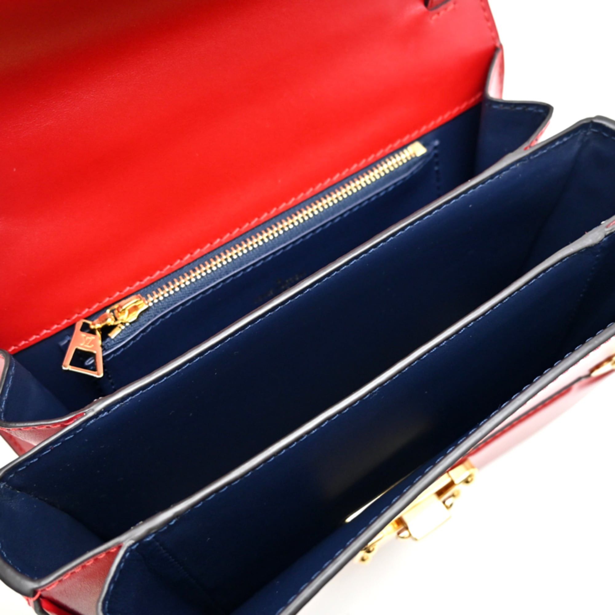 Louis Vuitton Louis Vuitton Calfskin Orsay MM Women's Shoulder Bag M23645 (Discontinued) Red Size ONE SIZE - 5 Thumbnail