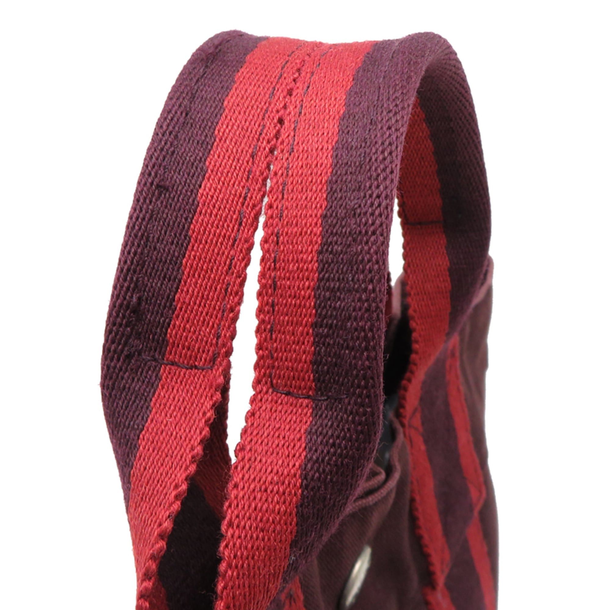 Hermes Hermes Fourre-Tout PM Women's/Men's Tote Bag, Canvas, Wine Red Size ONE SIZE - 5 Thumbnail