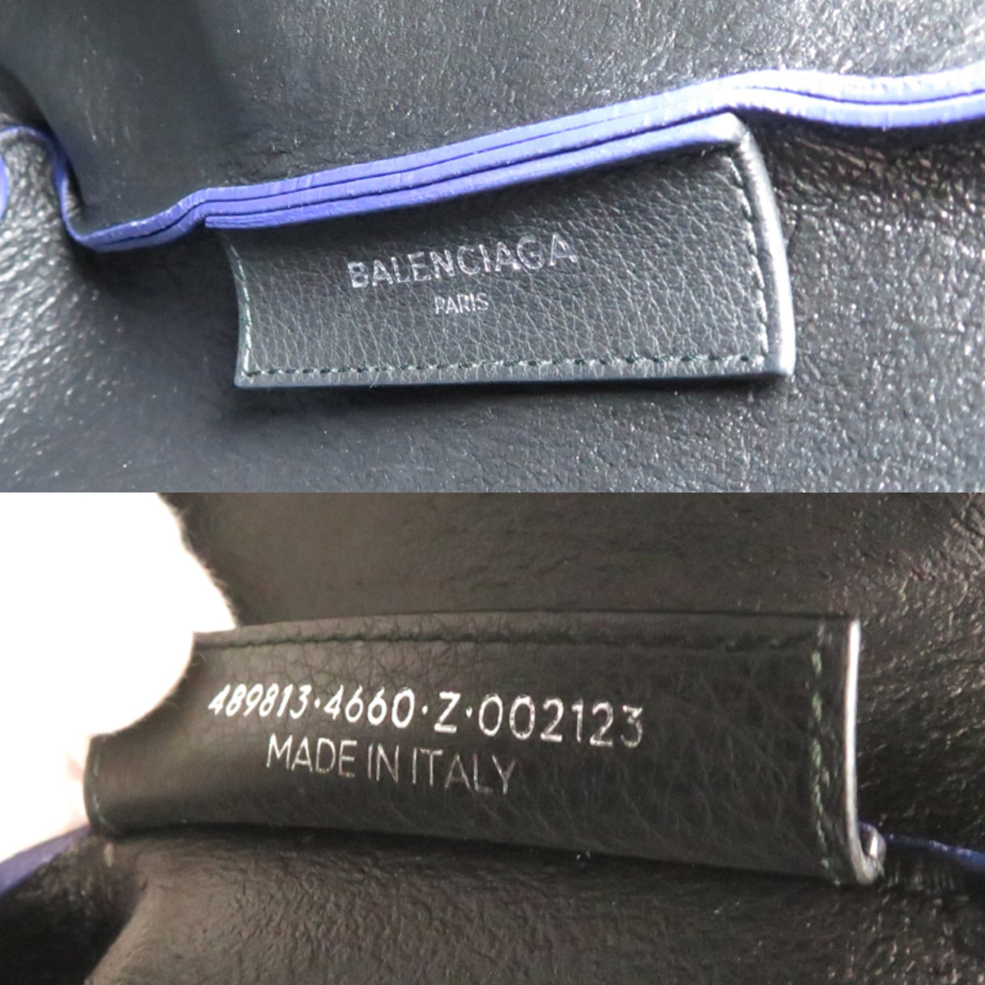 Balenciaga Balenciaga Everyday Women's Tote Bag 489813 Leather Blue Size ONE SIZE - 7 Thumbnail