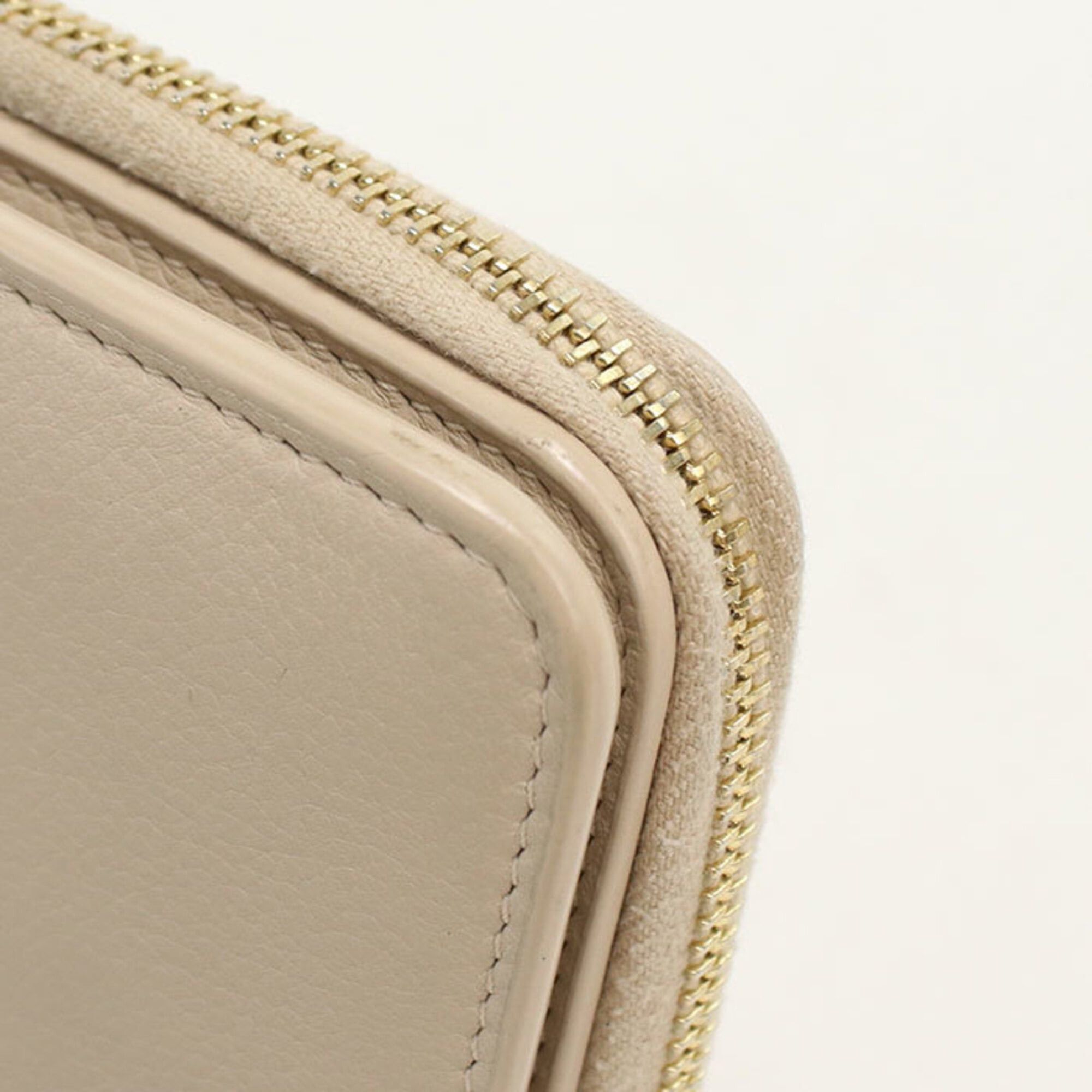 Saint Laurent Paris SAINT LAURENT Women's Bi-fold Wallet 635263 Beige Size ONE SIZE - 5 Thumbnail