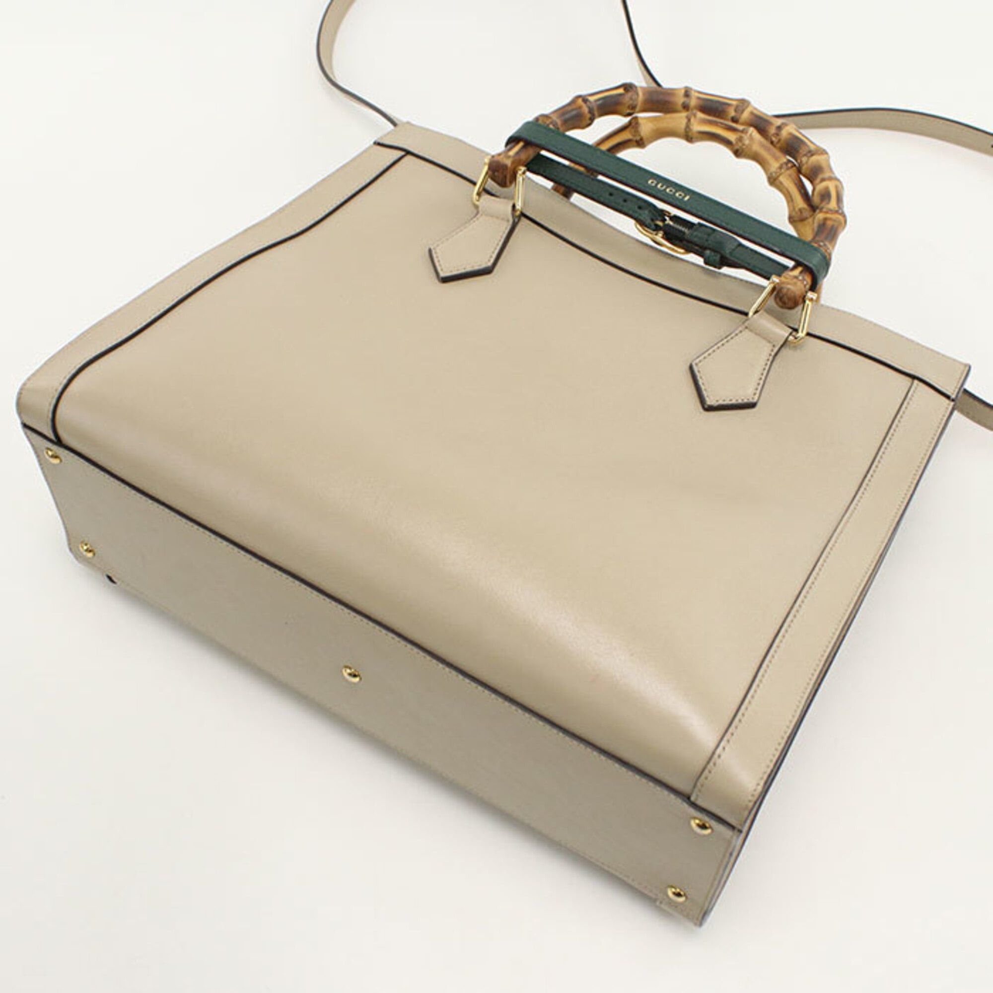 Gucci GUCCI Diana 2-Way Tote Bag (655658) - Women's, Beige Size ONE SIZE - 2 Thumbnail