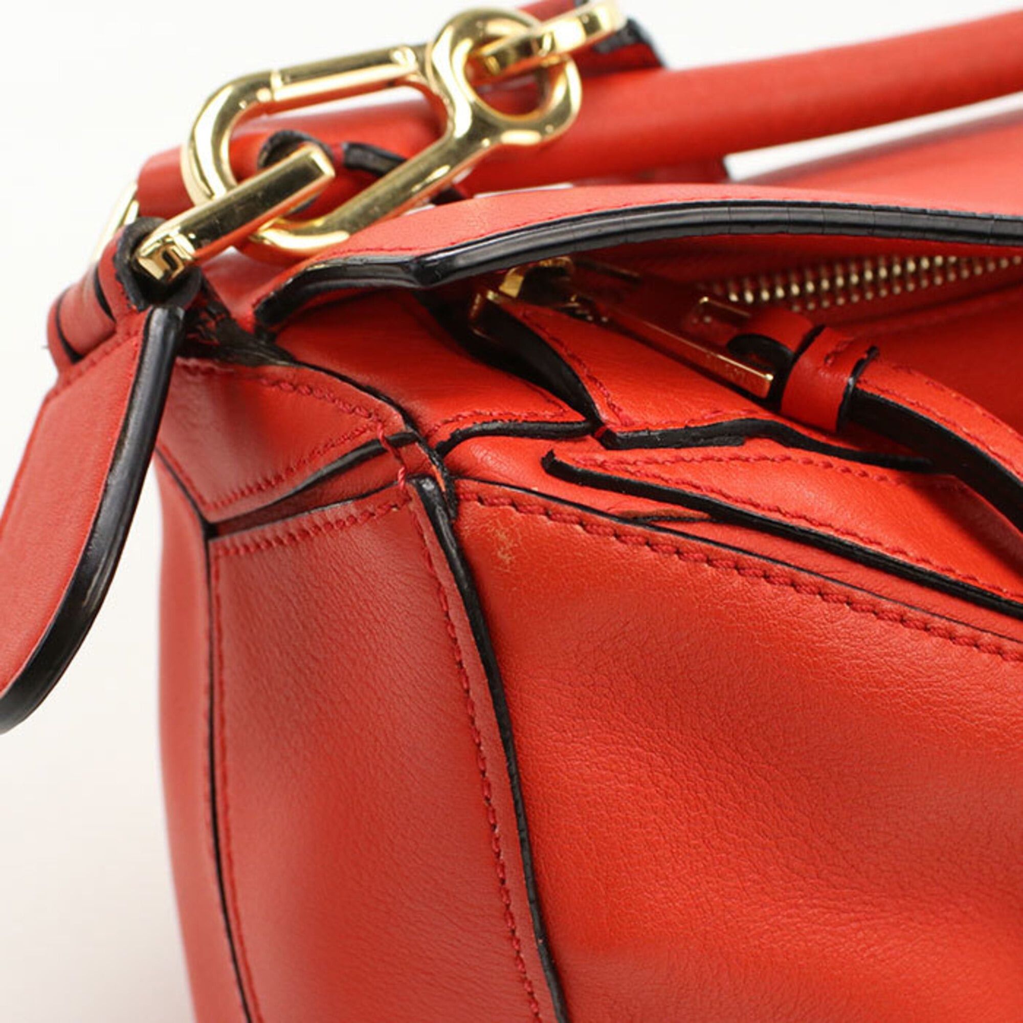 Loewe Loewe Handbag 2WAY Puzzle Women's Red Size ONE SIZE - 6 Thumbnail