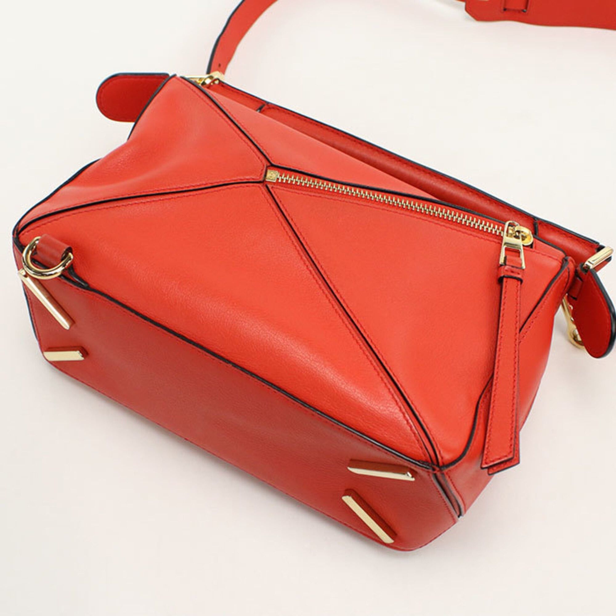 Loewe Loewe Handbag 2WAY Puzzle Women's Red Size ONE SIZE - 2 Thumbnail