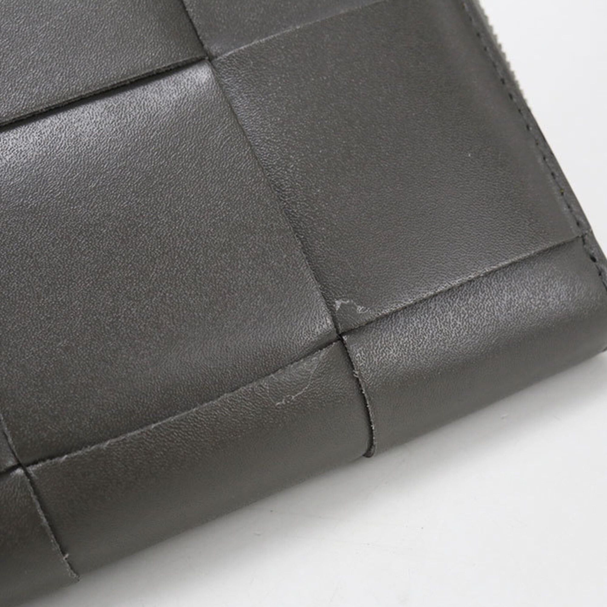 Bottega Veneta Bottega Veneta Long Wallet, Round Zipper, 814649, Cassette, Women's, Gray Size ONE SIZE - 8 Thumbnail