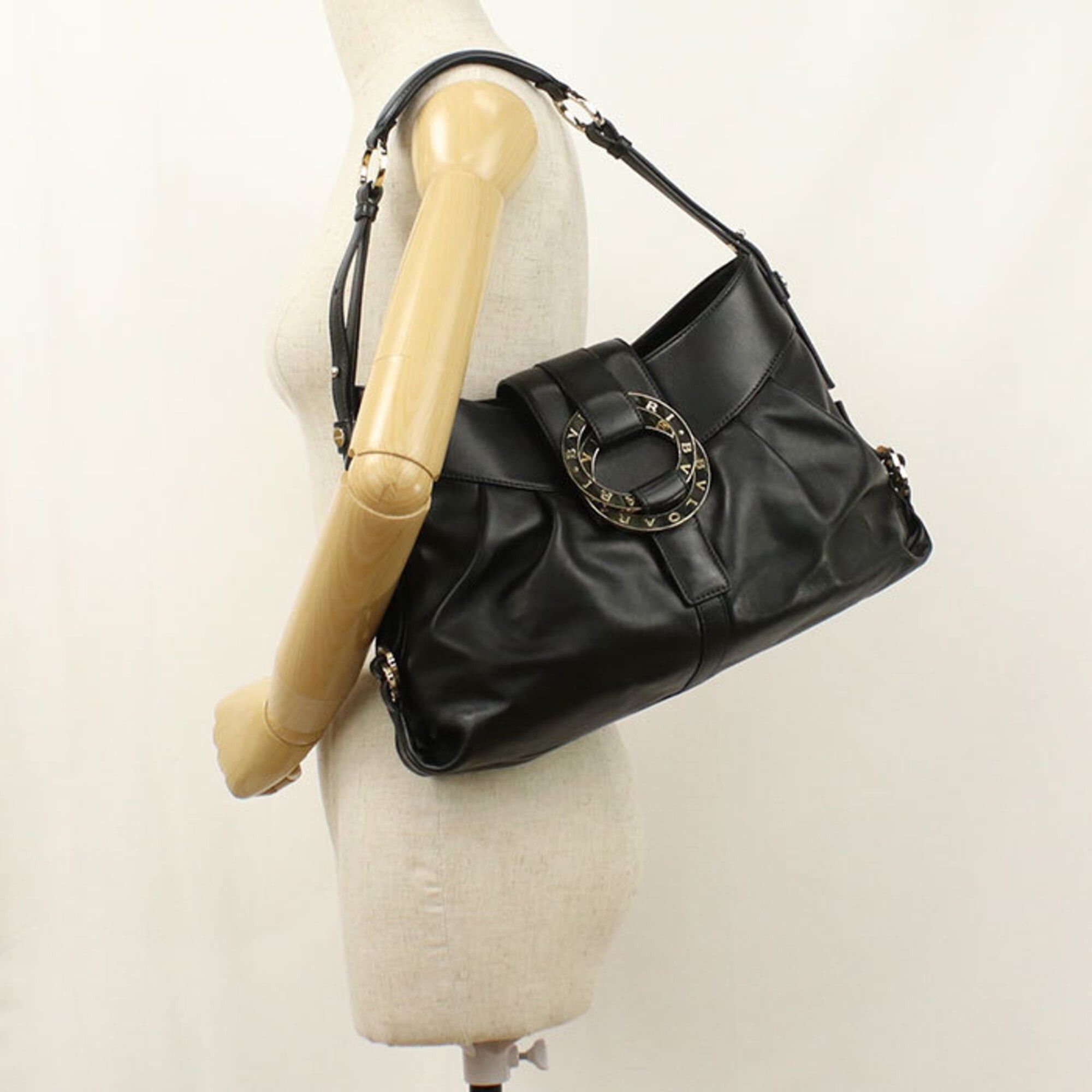 Bvlgari BVLGARI Chandra One-Shoulder Bag for Women, Black Size ONE SIZE - 8 Thumbnail