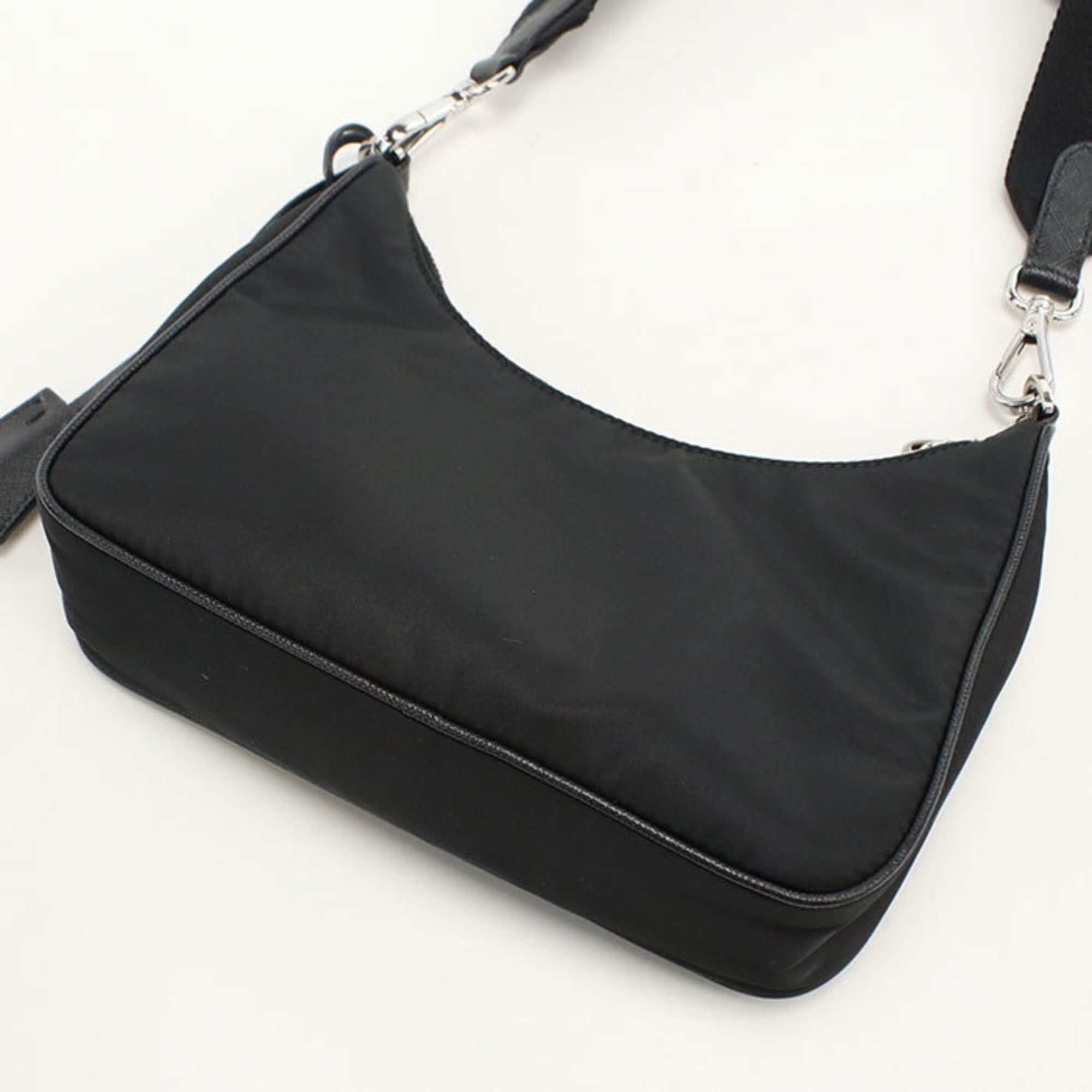 Prada Prada Crossbody Shoulder Bag 1BH058 Women's Black Size ONE SIZE - 2 Thumbnail