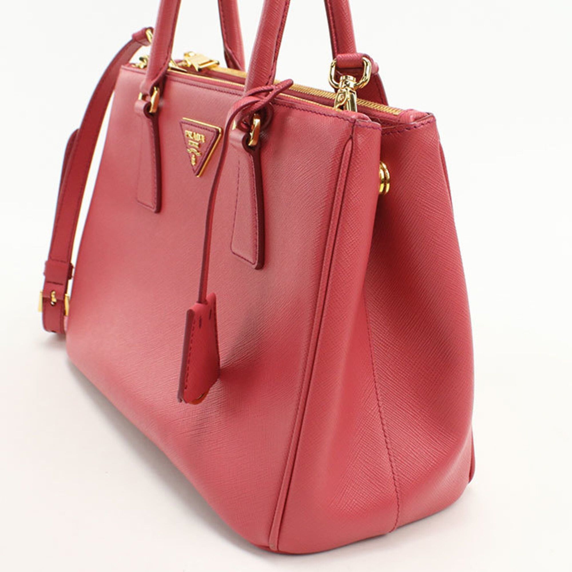 Prada PRADA Galleria 2-Way Tote Bag for Women, Pink Size ONE SIZE - 7 Thumbnail
