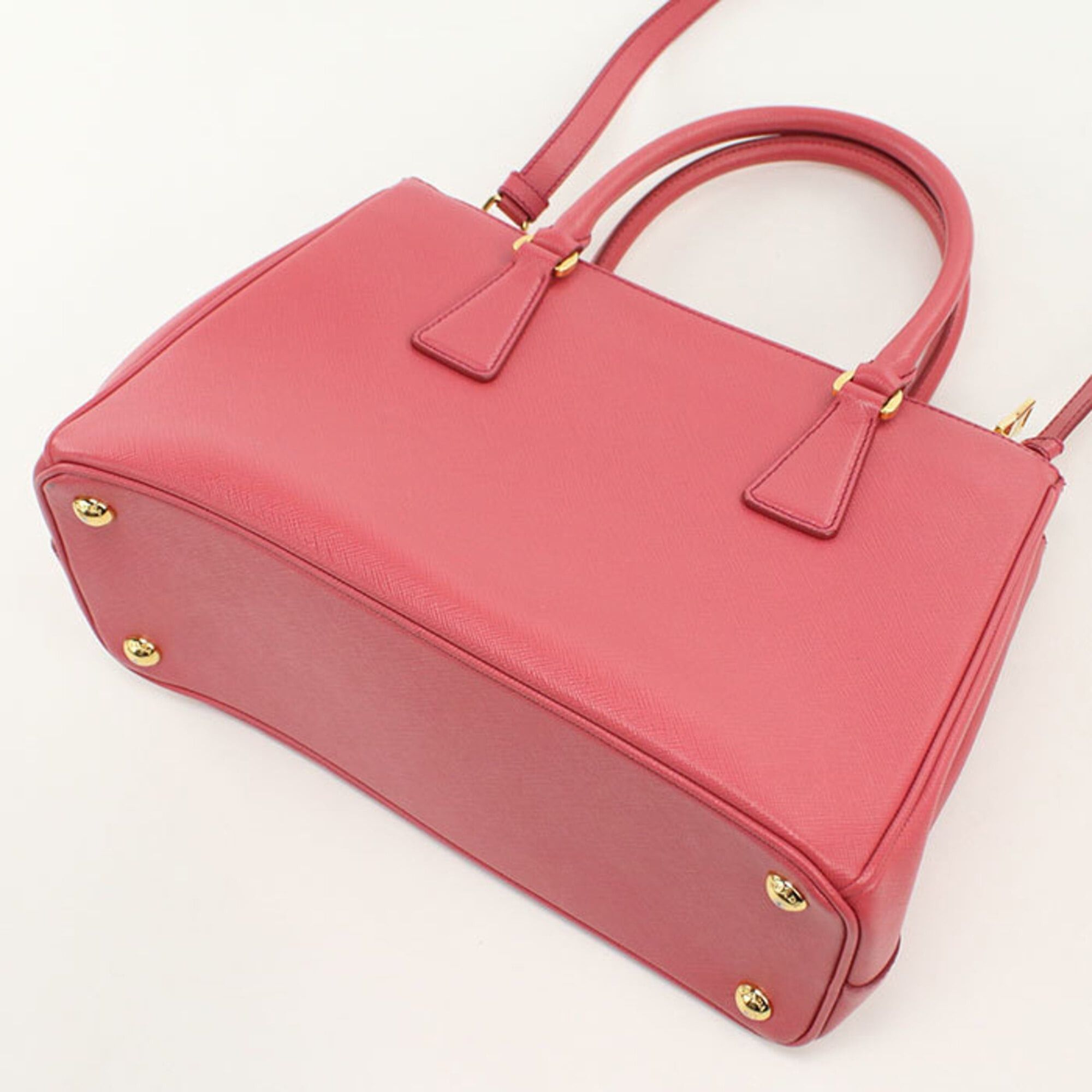 Prada PRADA Galleria 2-Way Tote Bag for Women, Pink Size ONE SIZE - 2 Thumbnail