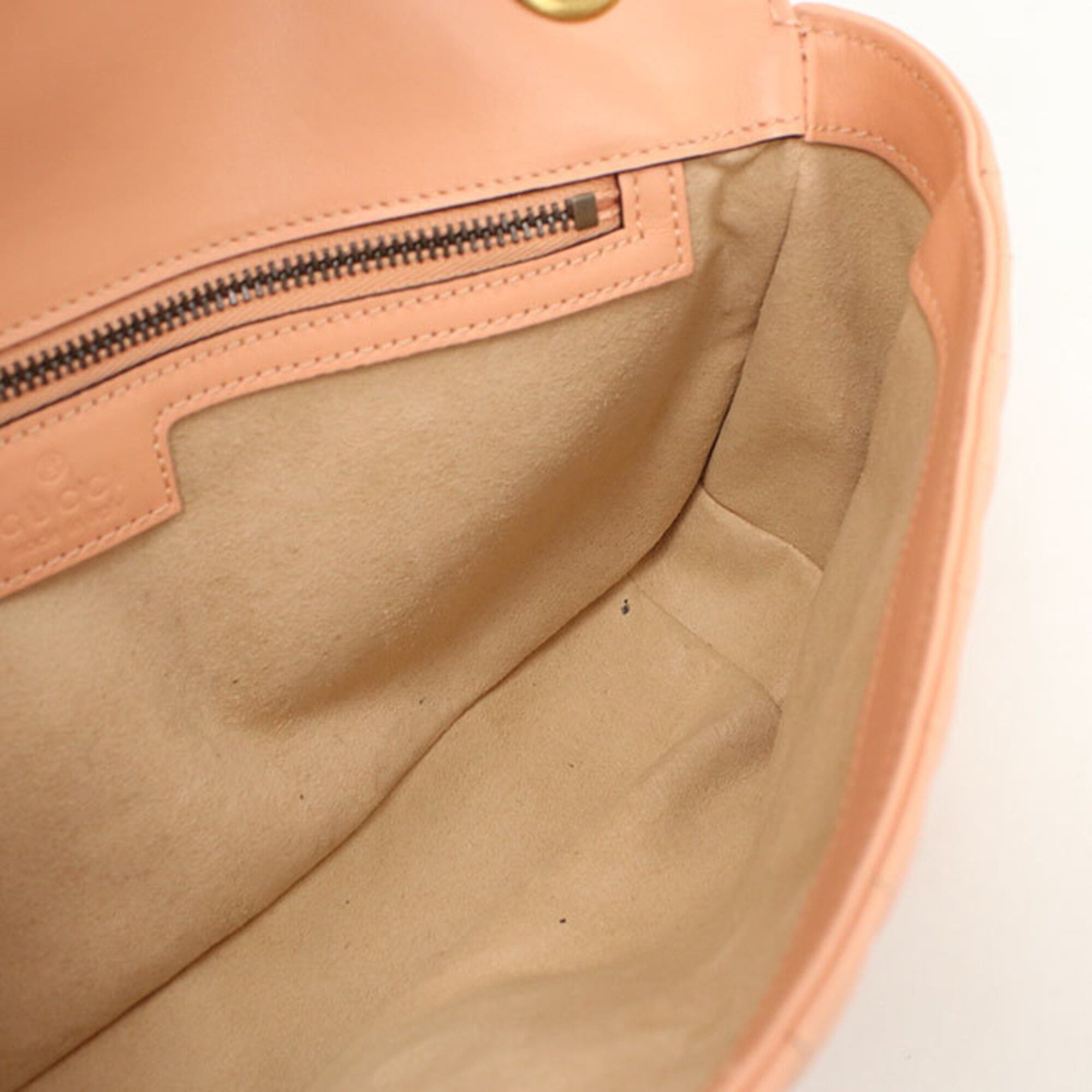 Gucci GUCCI shoulder bag 443497 Medium Shoulder Bag GG Marmont Women's Pink Size ONE SIZE - 4 Thumbnail