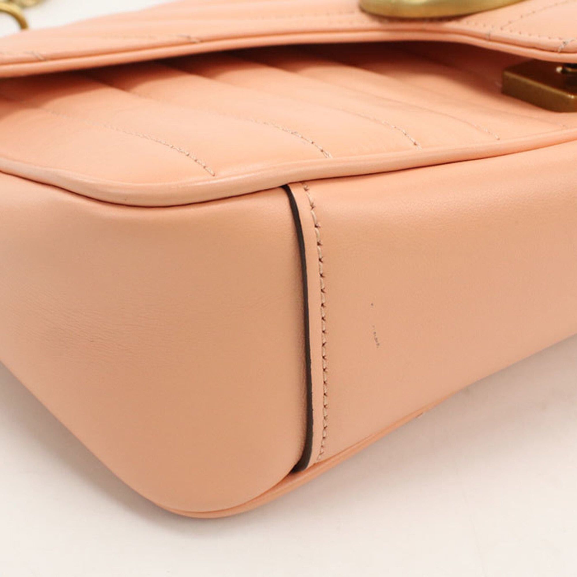 Gucci GUCCI shoulder bag 443497 Medium Shoulder Bag GG Marmont Women's Pink Size ONE SIZE - 6 Thumbnail