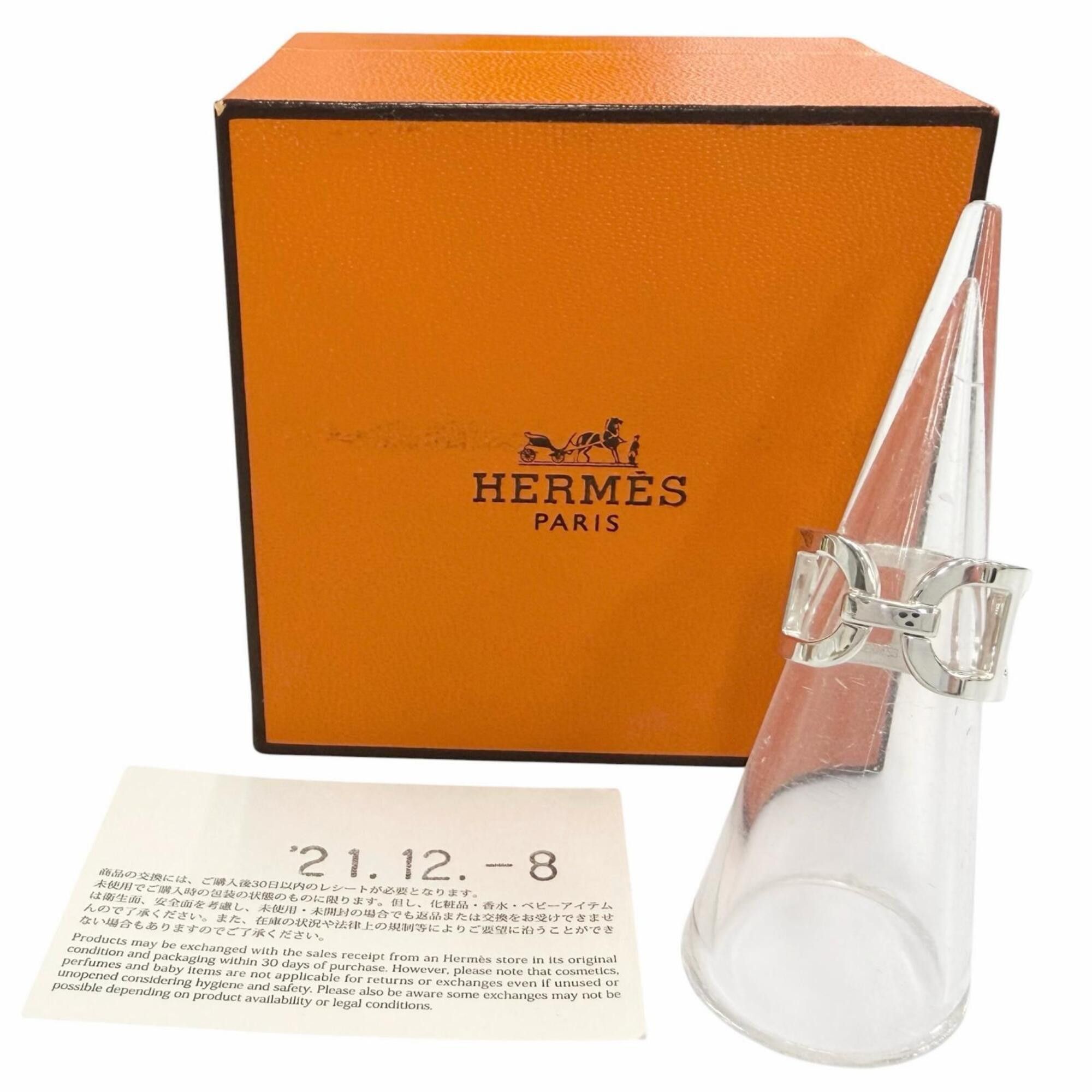 Hermes HERMES Ever Chaine d'Ancre Ring, 2018 model, AG925 sterling silver, size 48, with box, made in Italy, weight 5.5g, women's, highly recommended! Size ONE SIZE - 2 Thumbnail