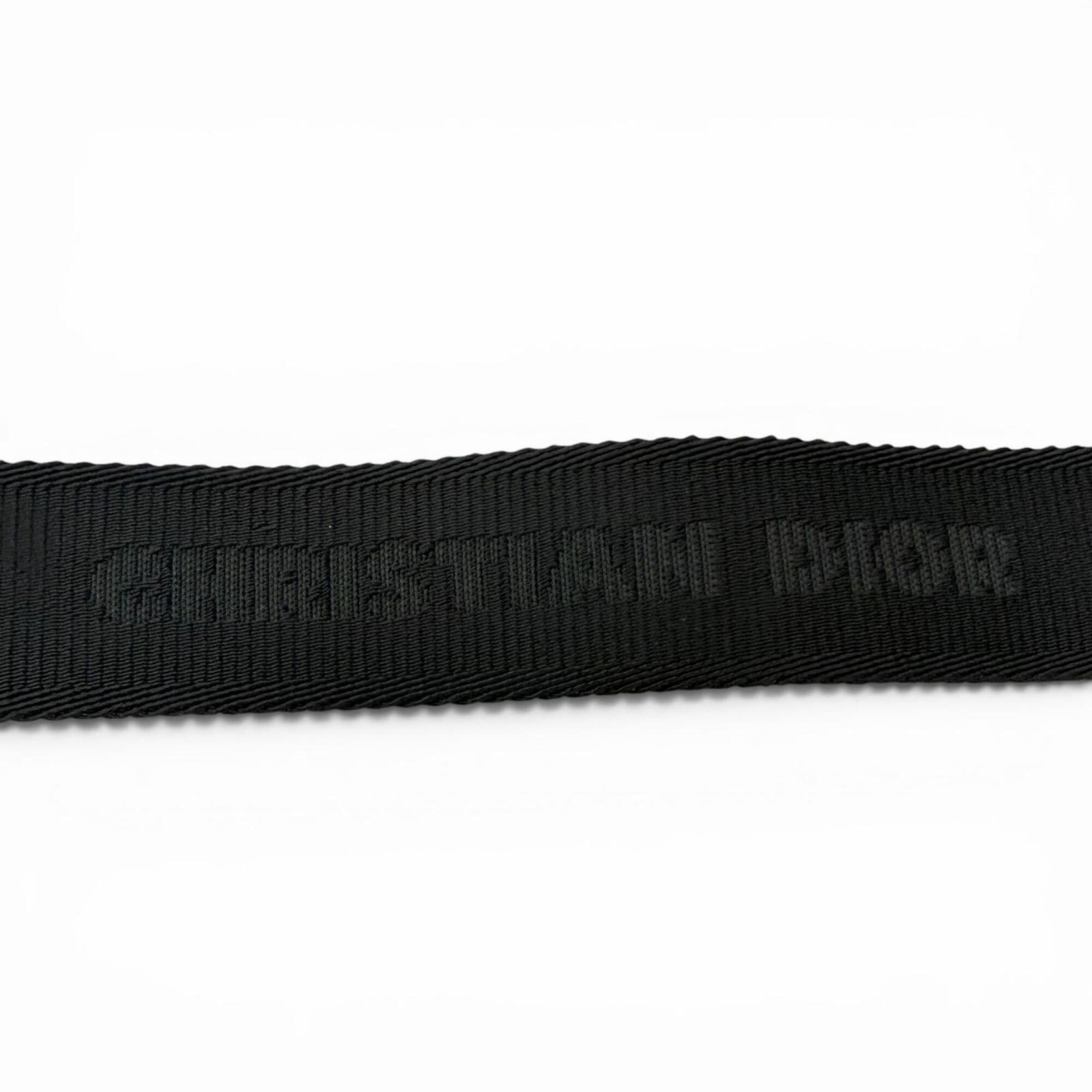 Christian Dior Monsieur DIOR Homme logo silver pin buckle belt, black, made in Italy. Recommended for both men and women. Size ONE SIZE - 8 Thumbnail