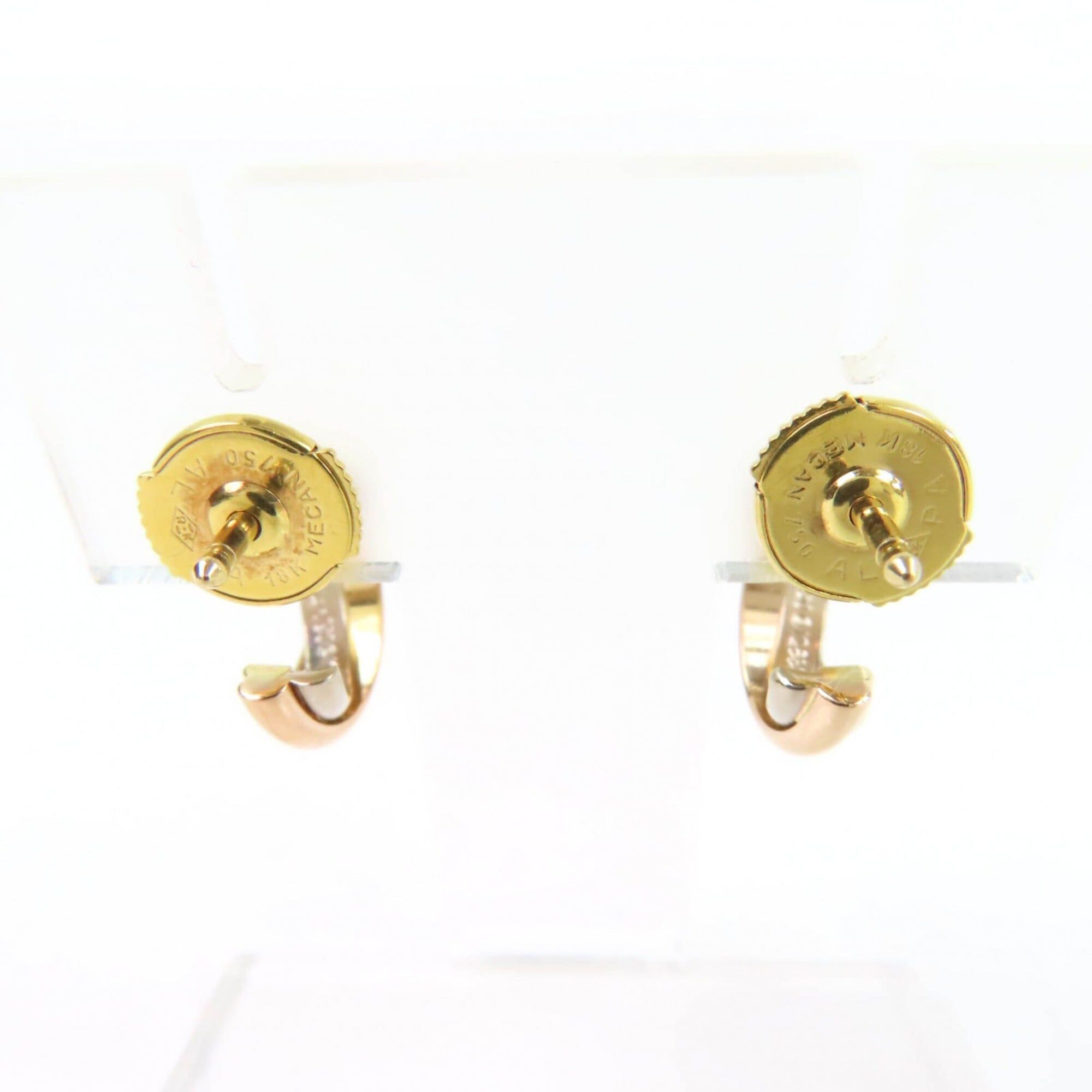 Cartier Cartier IQ8537 Trinity Earrings, 750 (YG x PG WG), Yellow Gold, Pink White Weight: 4.48g, Women's. Size ONE SIZE - 3 Thumbnail