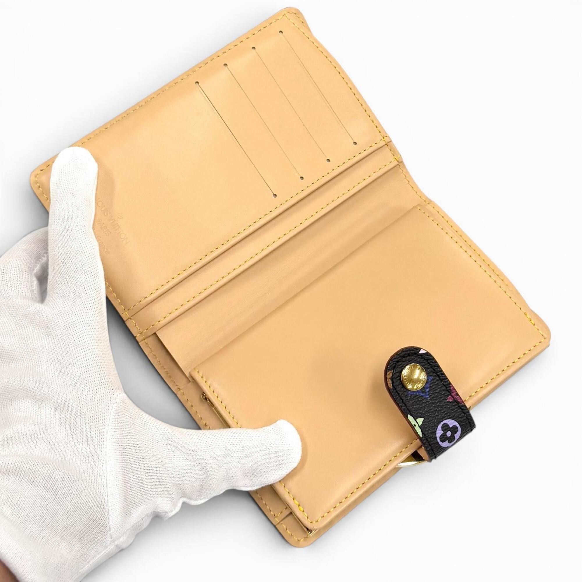 Louis Vuitton LOUIS VUITTON M92988 Portefeuille Viennois Monogram Multicolor Bi-fold Wallet (Noir) - Made in France Women's Comes with Box and Dust Bag Size ONE SIZE - 5 Thumbnail