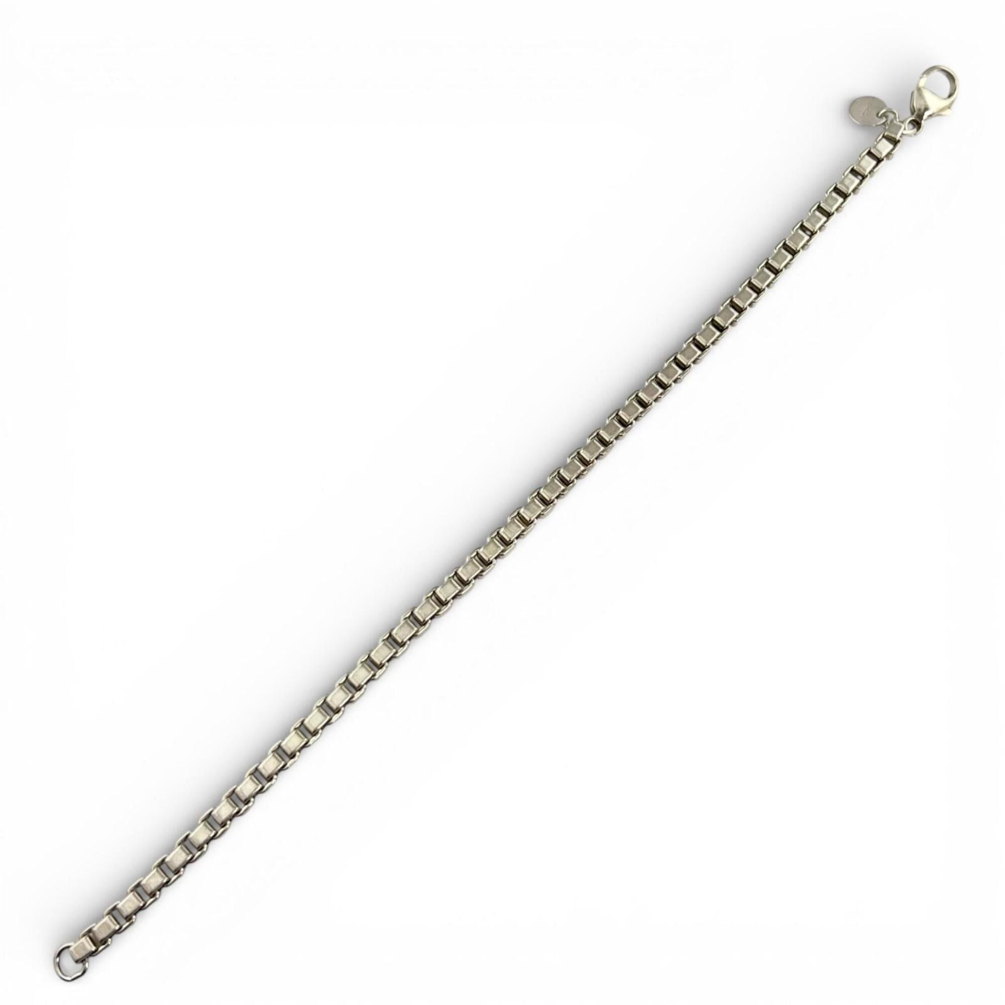 Tiffany & Co. TIFFANY&Co. Tiffany Venetian Bracelet, SV925, 19cm total length, Silver, Weight 16.3g, Men's/Women's. Size ONE SIZE - 2 Thumbnail