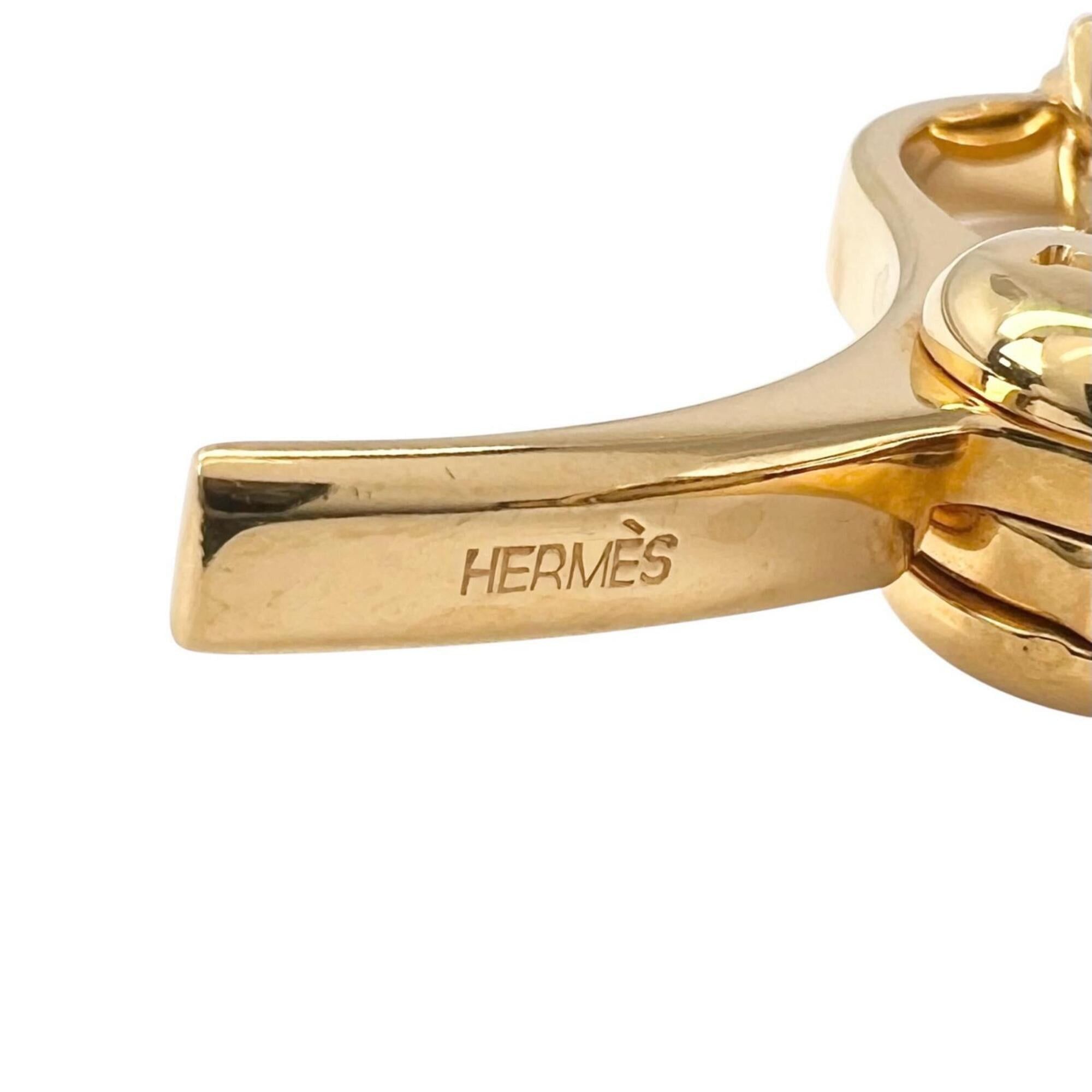 Hermes HERMES Filou H-logo glove holder keychain charm, gold, for women. Size ONE SIZE - 6 Thumbnail