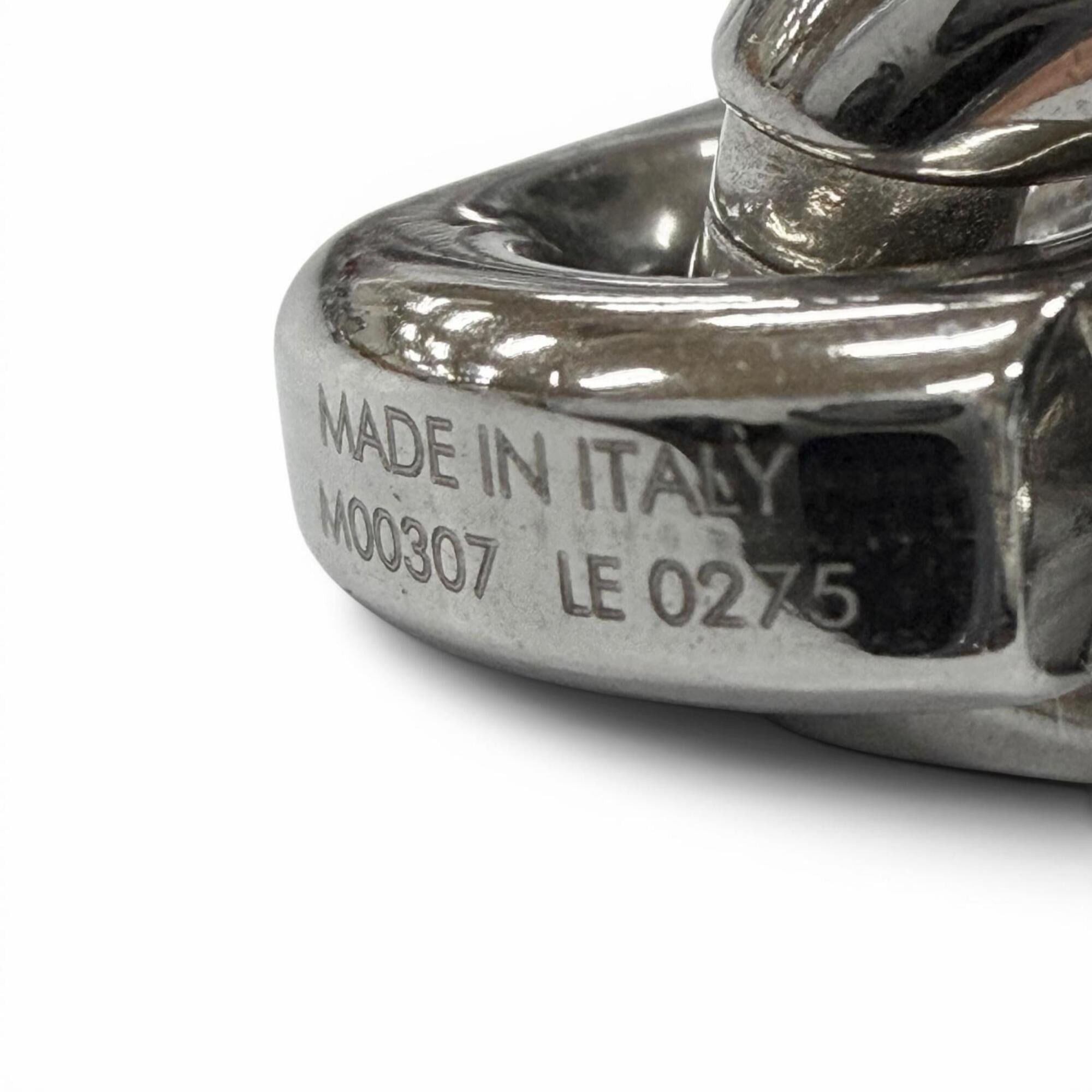 Louis Vuitton LOUIS VUITTON M00307 Collier Chain Monogram Necklace, Silver, Made in Italy, Men's Accessory, Comes with Box and Dust Bag. Size ONE SIZE - 6 Thumbnail