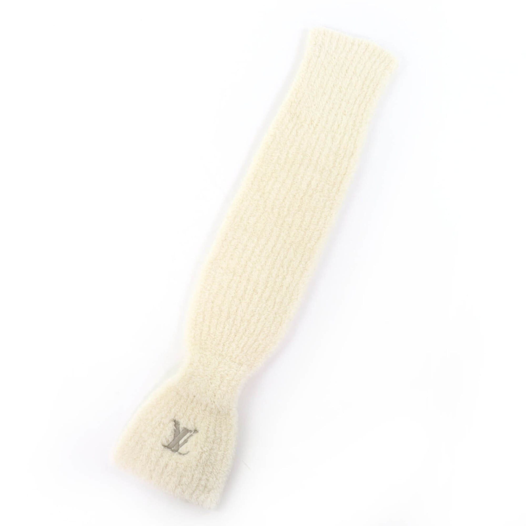 Louis Vuitton LOUIS VUITTON (Louis Vuitton) 2025 model M90803 Stole/Scarf Only LV Mini Confy Wool Off-white Made in Italy Women's with Box Size ONE SIZE - 5 Thumbnail