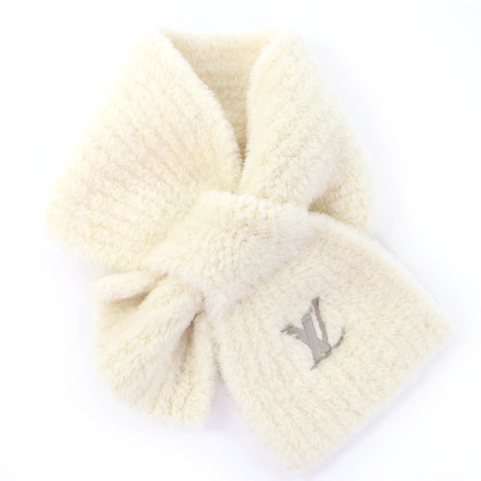 Louis Vuitton LOUIS VUITTON (Louis Vuitton) 2025 model M90803 Stole/Scarf Only LV Mini Confy Wool Off-white Made in Italy Women's with Box Size ONE SIZE - 3 Thumbnail