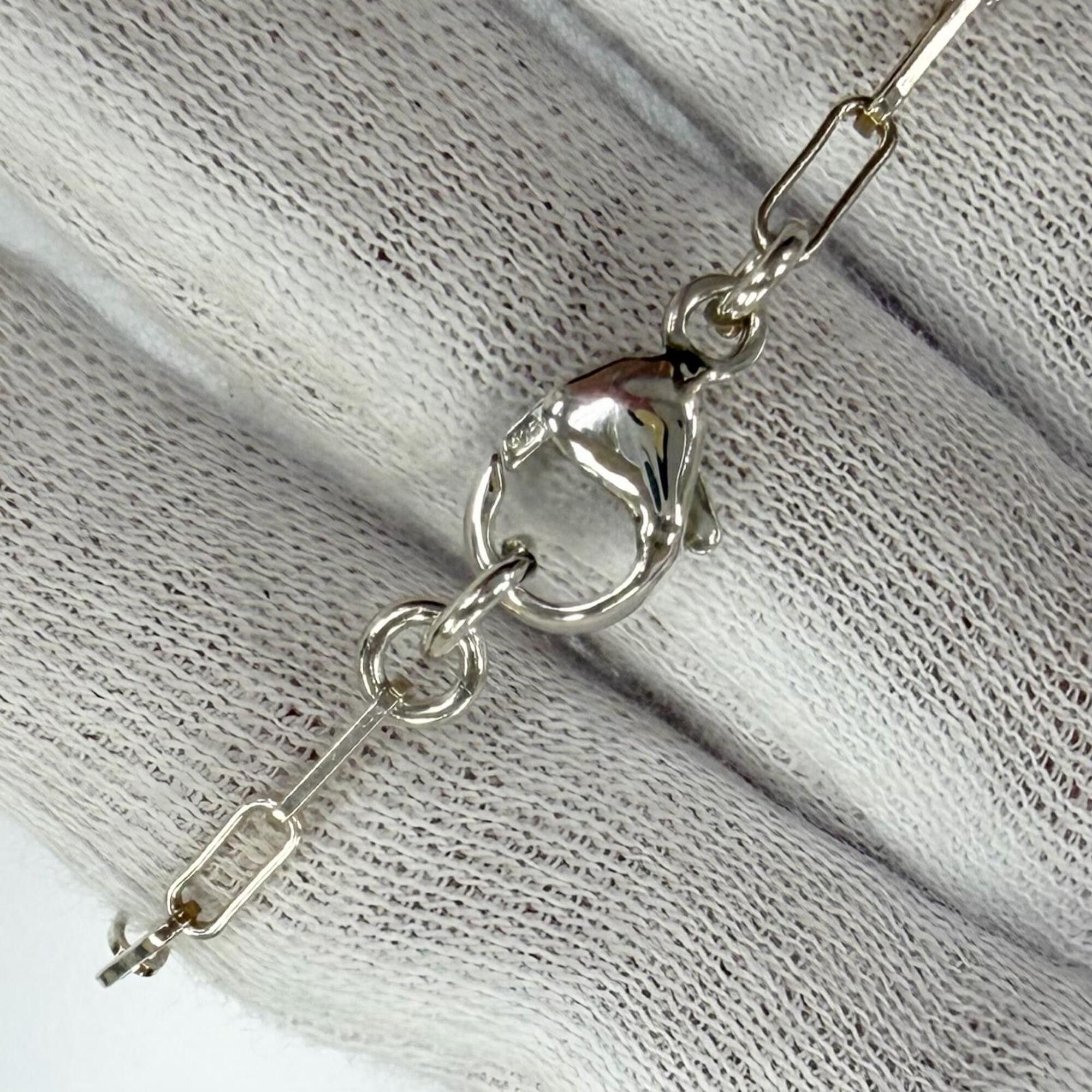 Chanel CHANEL 925 Shell Clover Logo Pendant Necklace, Silver, Weight 8.5g, Women's Accessory Size ONE SIZE - 5 Thumbnail
