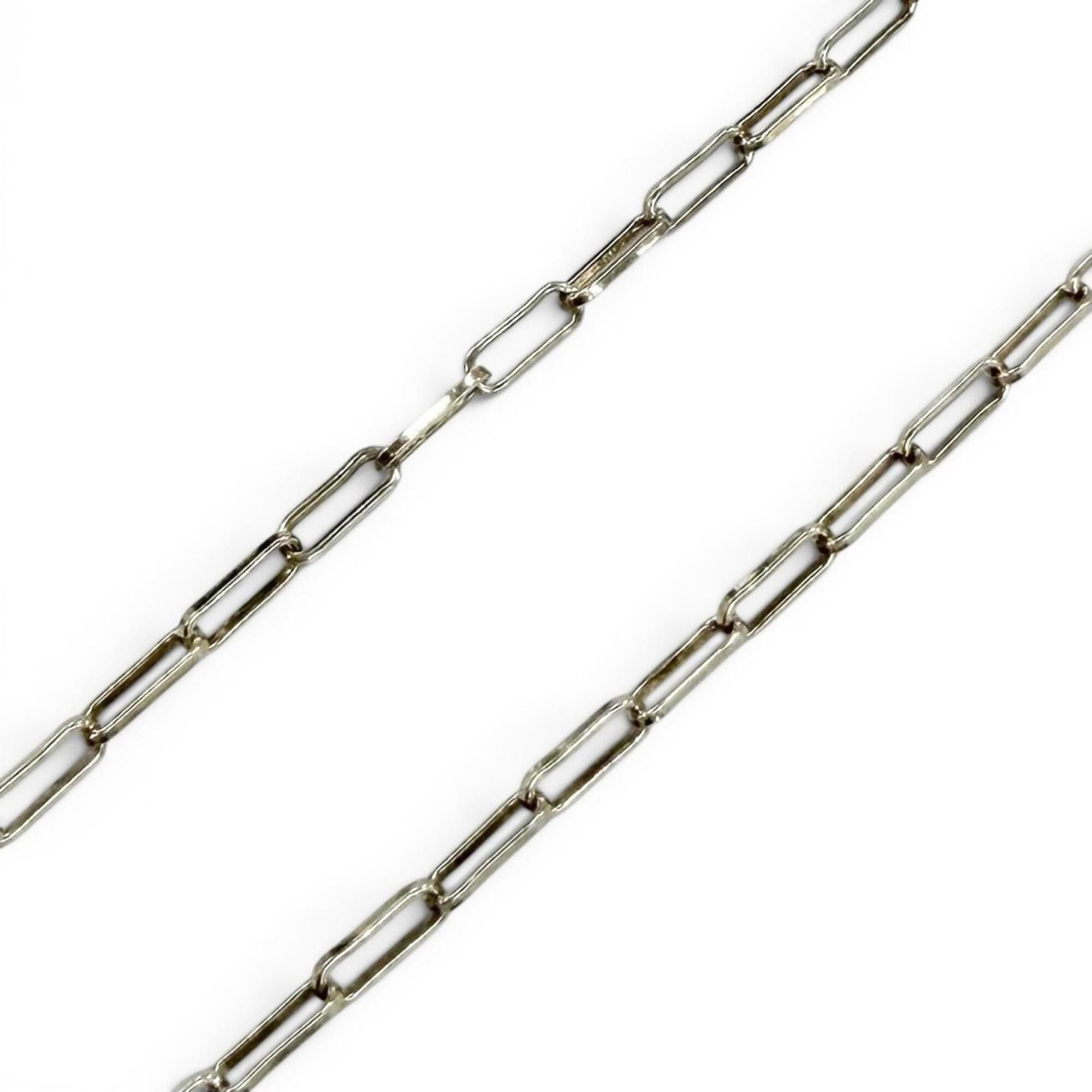 Chanel CHANEL 925 Shell Clover Logo Pendant Necklace, Silver, Weight 8.5g, Women's Accessory Size ONE SIZE - 4 Thumbnail