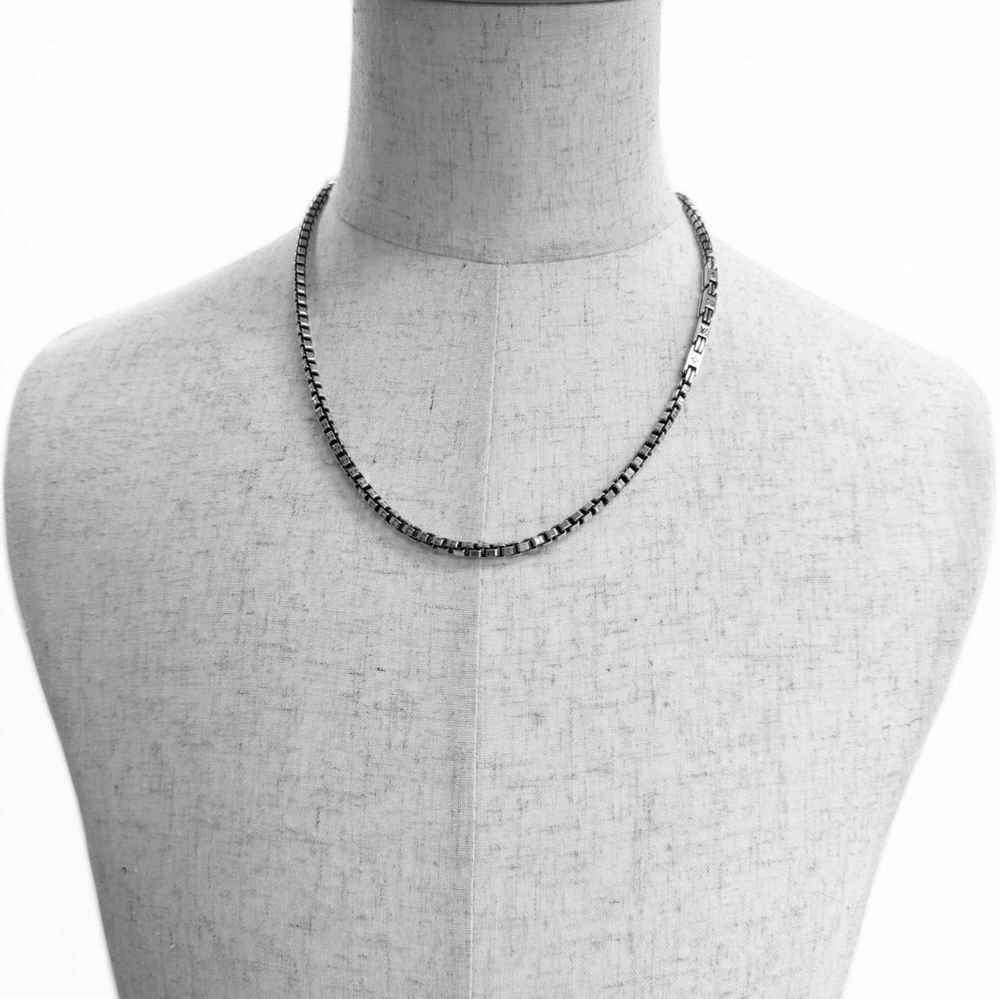Louis Vuitton Louis Vuitton 2024 model M02027 Chain Necklace - LV Tailor Accessory AG925 Silver Made in Italy Weight 57.7g Men's Size ONE SIZE - 2 Thumbnail