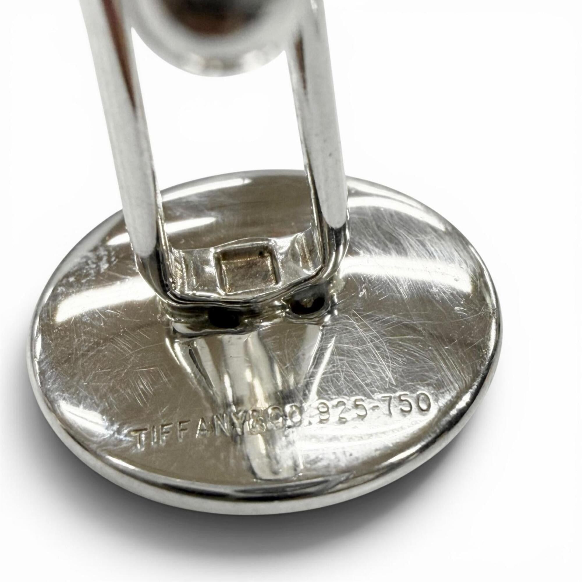 Tiffany & Co. TIFFANY&Co. Tiffany 925 750 Combination Cufflinks, Silver and Gold, Total Weight 12.35g, Men's Business Wear. Size ONE SIZE - 4 Thumbnail