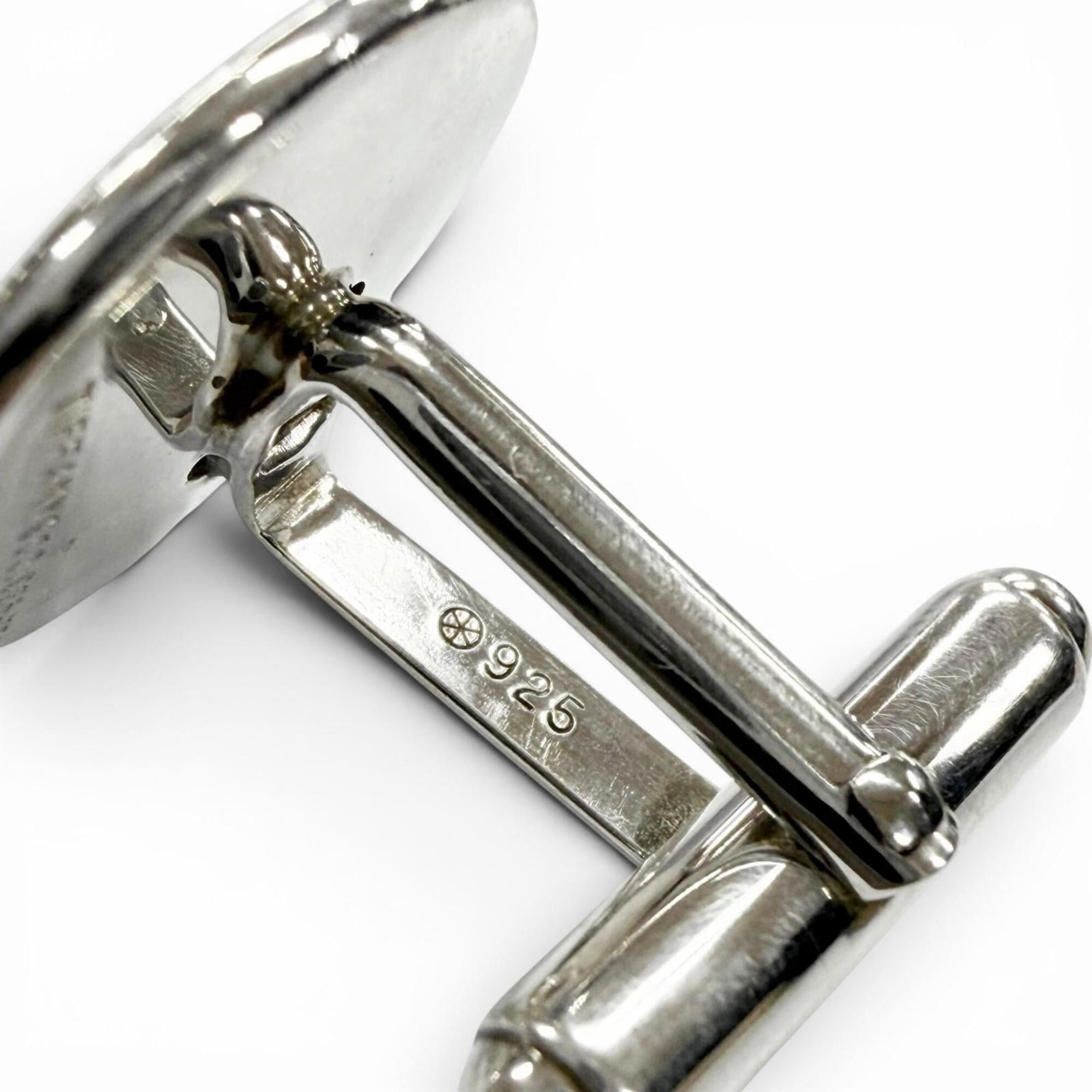 Tiffany & Co. TIFFANY&Co. Tiffany 925 750 Combination Cufflinks, Silver and Gold, Total Weight 12.35g, Men's Business Wear. Size ONE SIZE - 5 Thumbnail