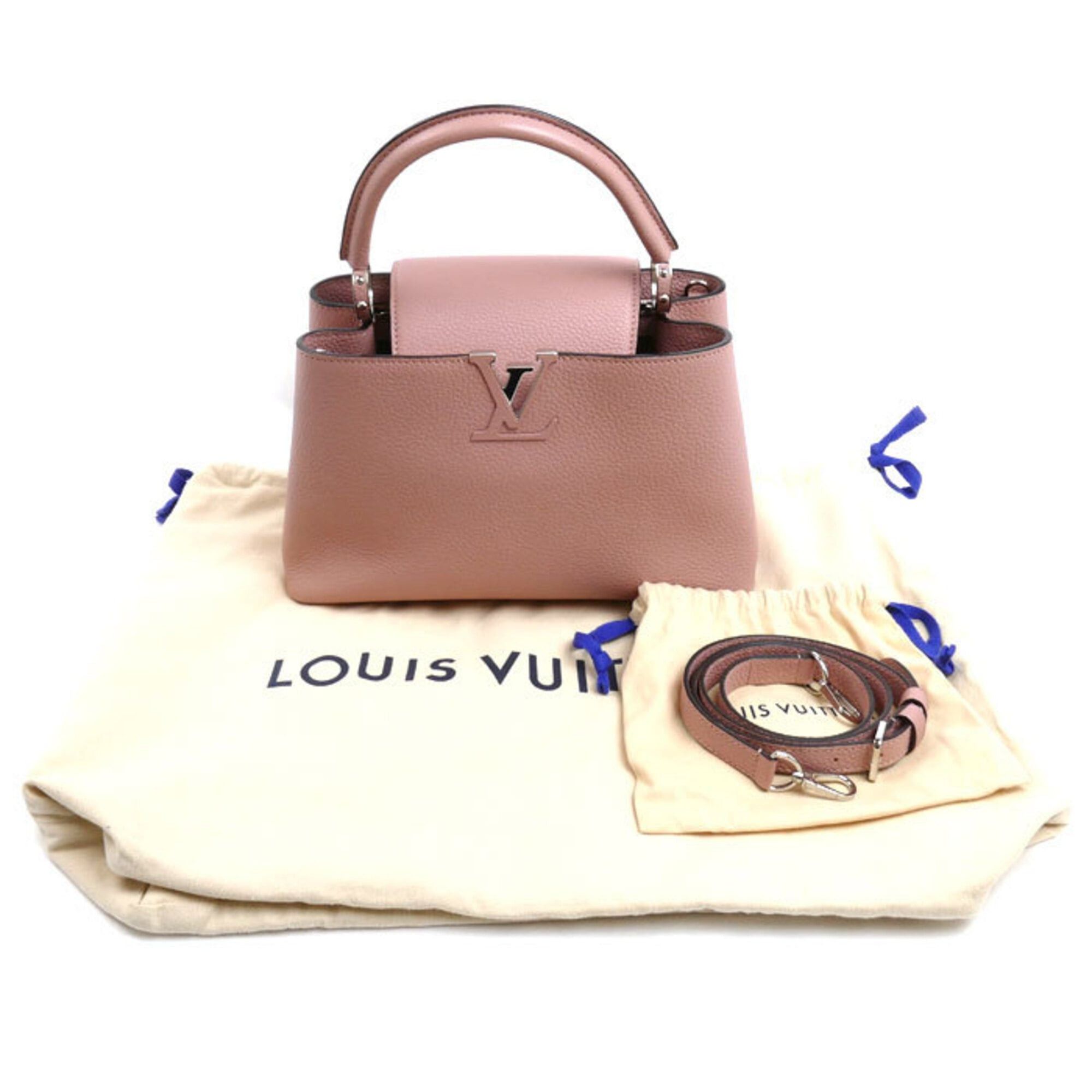 Louis Vuitton LOUIS VUITTON Capucines PM 2-Way Shoulder Bag Magnolia M42258 Women's Size ONE SIZE - 8 Thumbnail