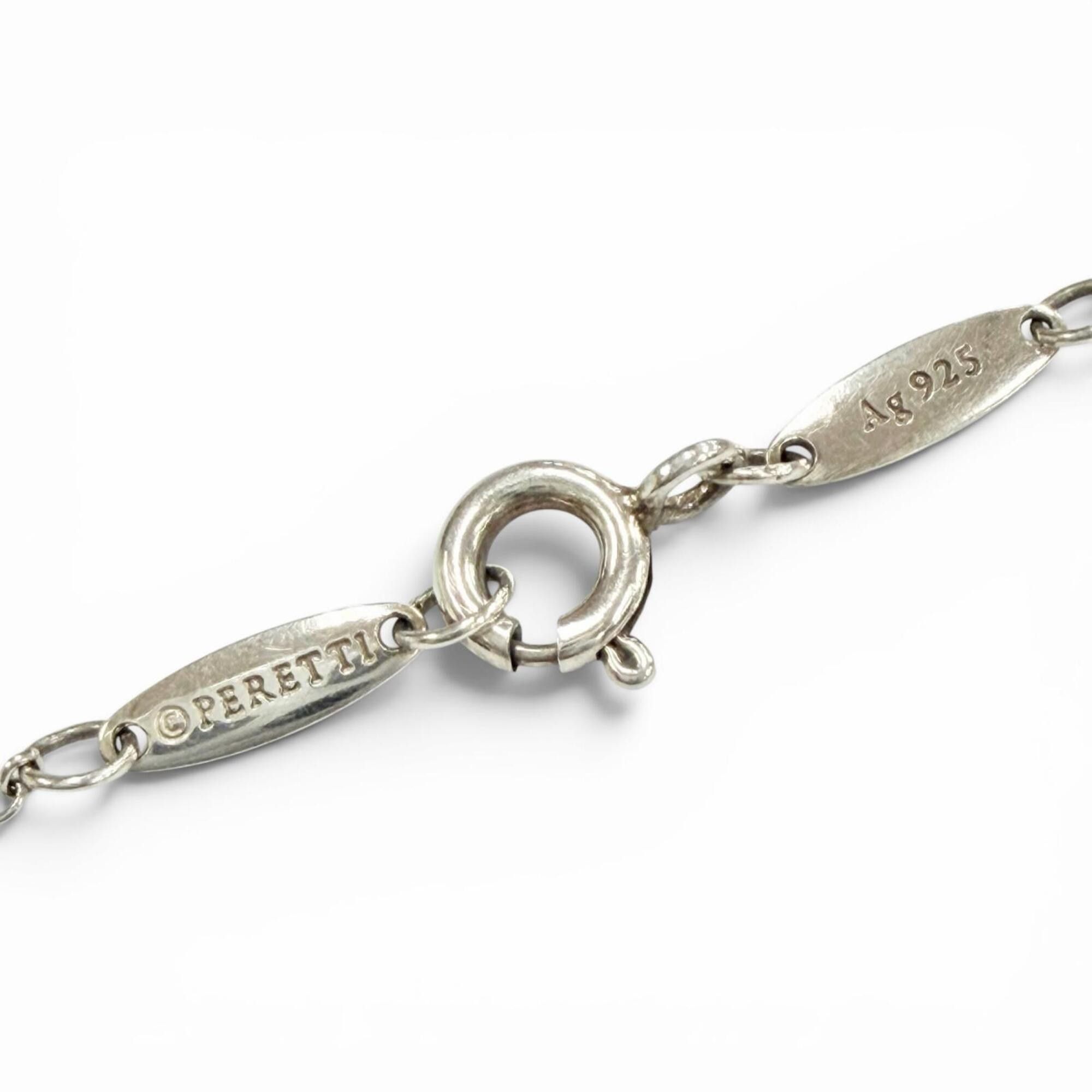 Tiffany & Co. TIFFANY&Co. Tiffany & Co. Elsa Peretti Color by the Yard Pink Sapphire Bracelet AG925 Silver Accessory Made in Spain Weight 1.0g Women's Size ONE SIZE - 6 Thumbnail