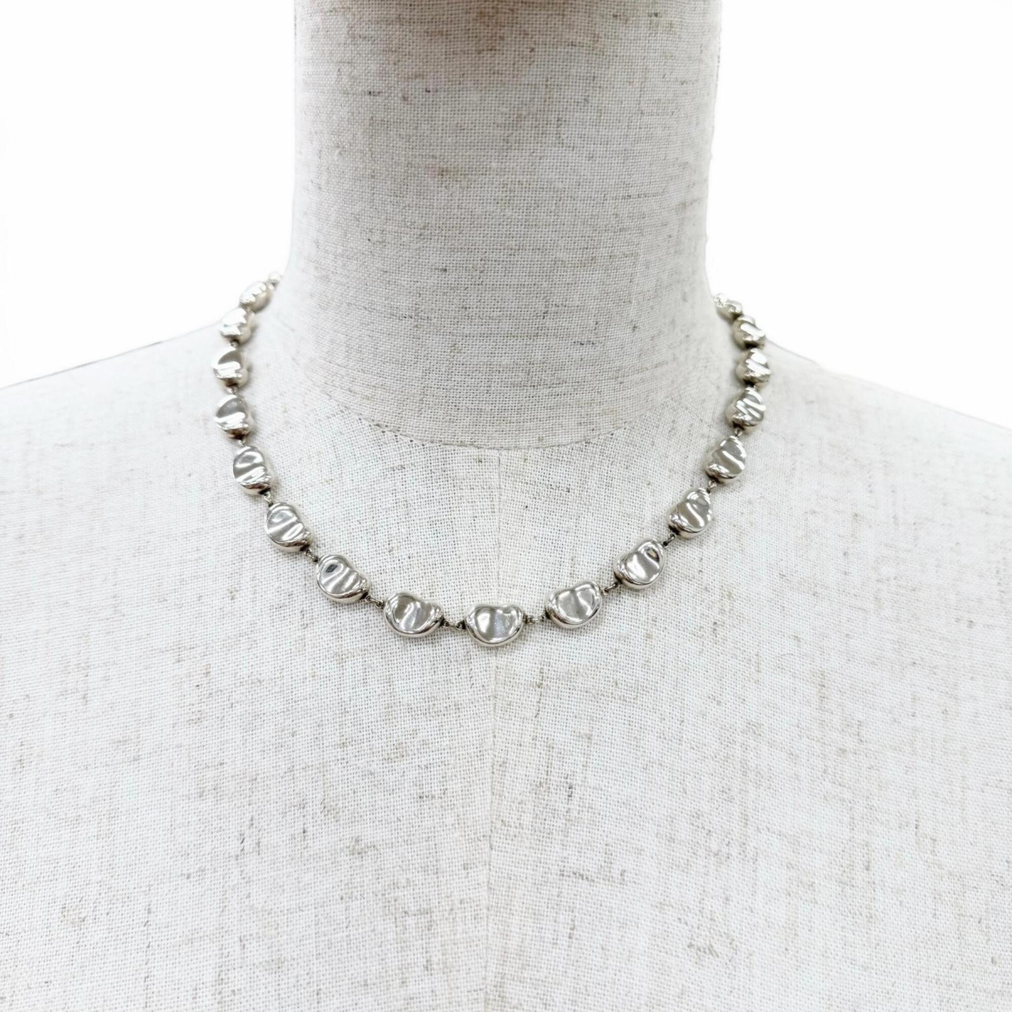 Tiffany & Co. TIFFANY&Co. Tiffany & Co. Elsa Peretti Bean Design 925 Silver Necklace, Weight 30.9g, Women's, Comes with Box and Dust Bag. Size ONE SIZE - 3 Thumbnail