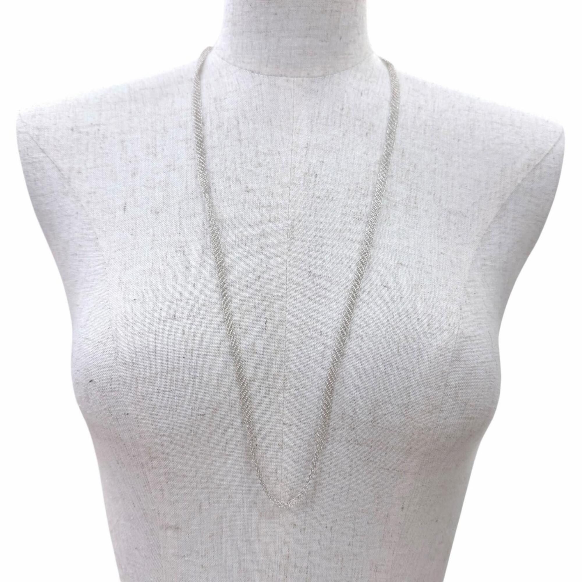 Tiffany & Co. TIFFANY&Co. Tiffany & Co. Elsa Peretti Somerset Mesh Necklace, 925 Sterling Silver, Weight 7.5g, Women's Size ONE SIZE - 2 Thumbnail
