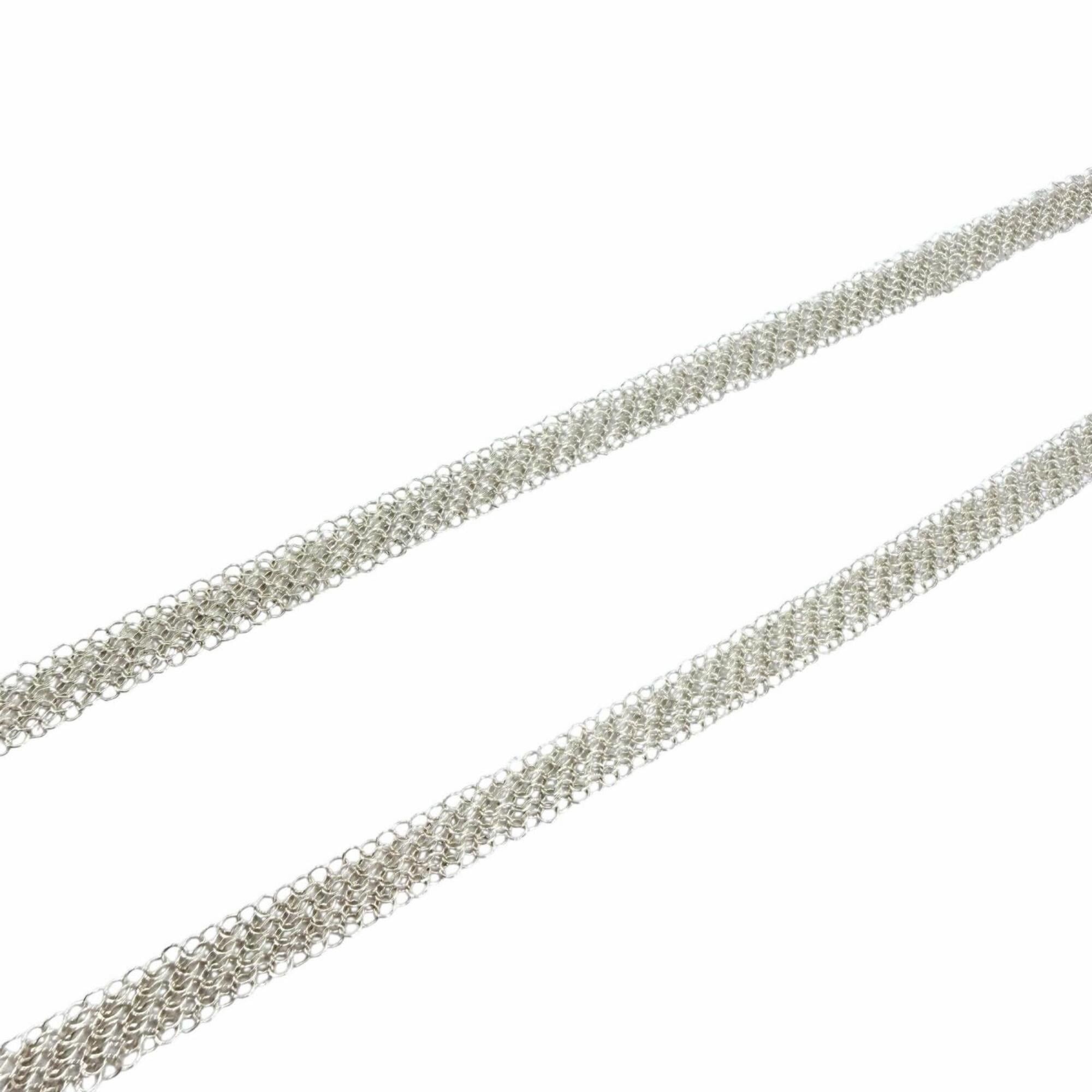 Tiffany & Co. TIFFANY&Co. Tiffany & Co. Elsa Peretti Somerset Mesh Necklace, 925 Sterling Silver, Weight 7.5g, Women's Size ONE SIZE - 4 Thumbnail
