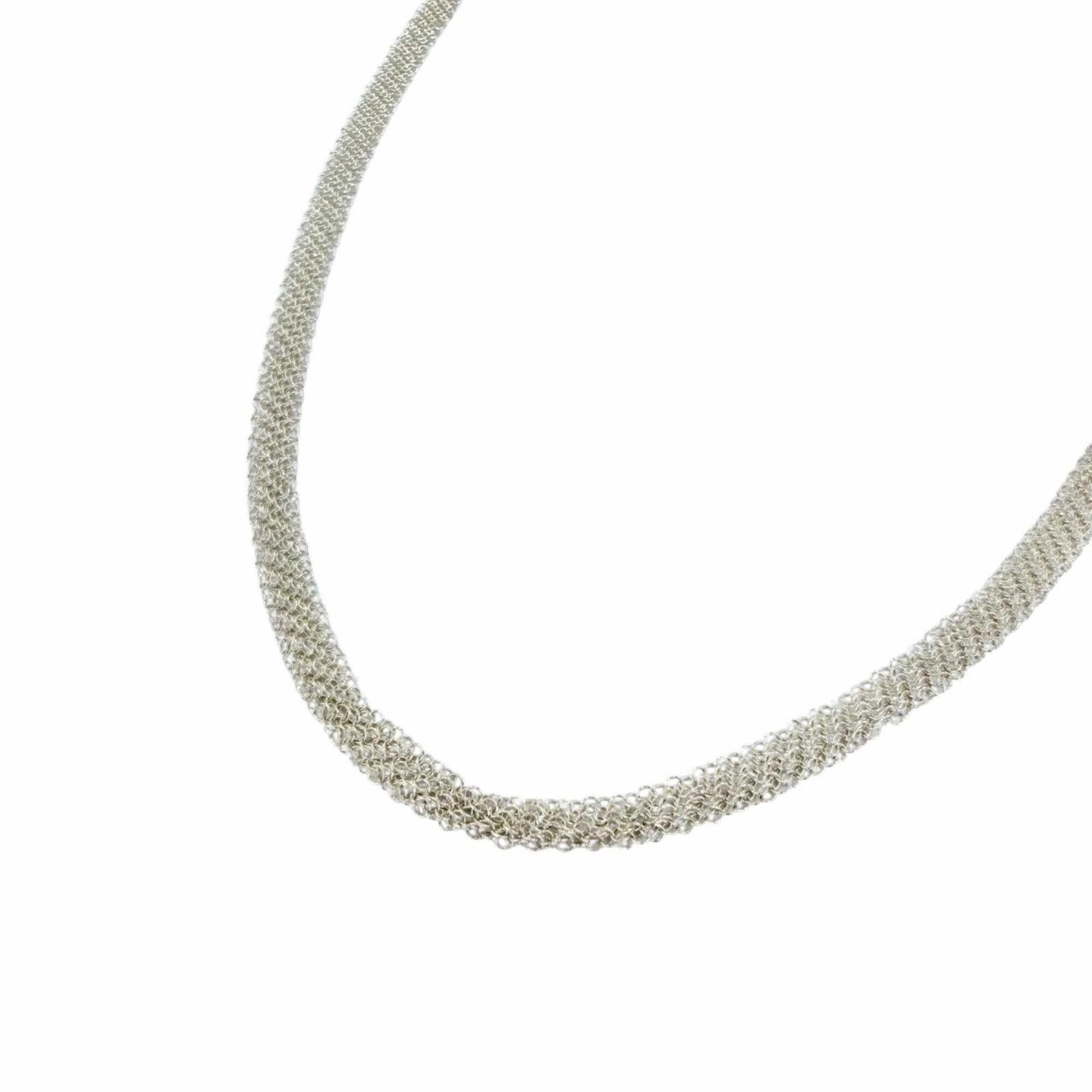 Tiffany & Co. TIFFANY&Co. Tiffany & Co. Elsa Peretti Somerset Mesh Necklace, 925 Sterling Silver, Weight 7.5g, Women's Size ONE SIZE - 3 Thumbnail