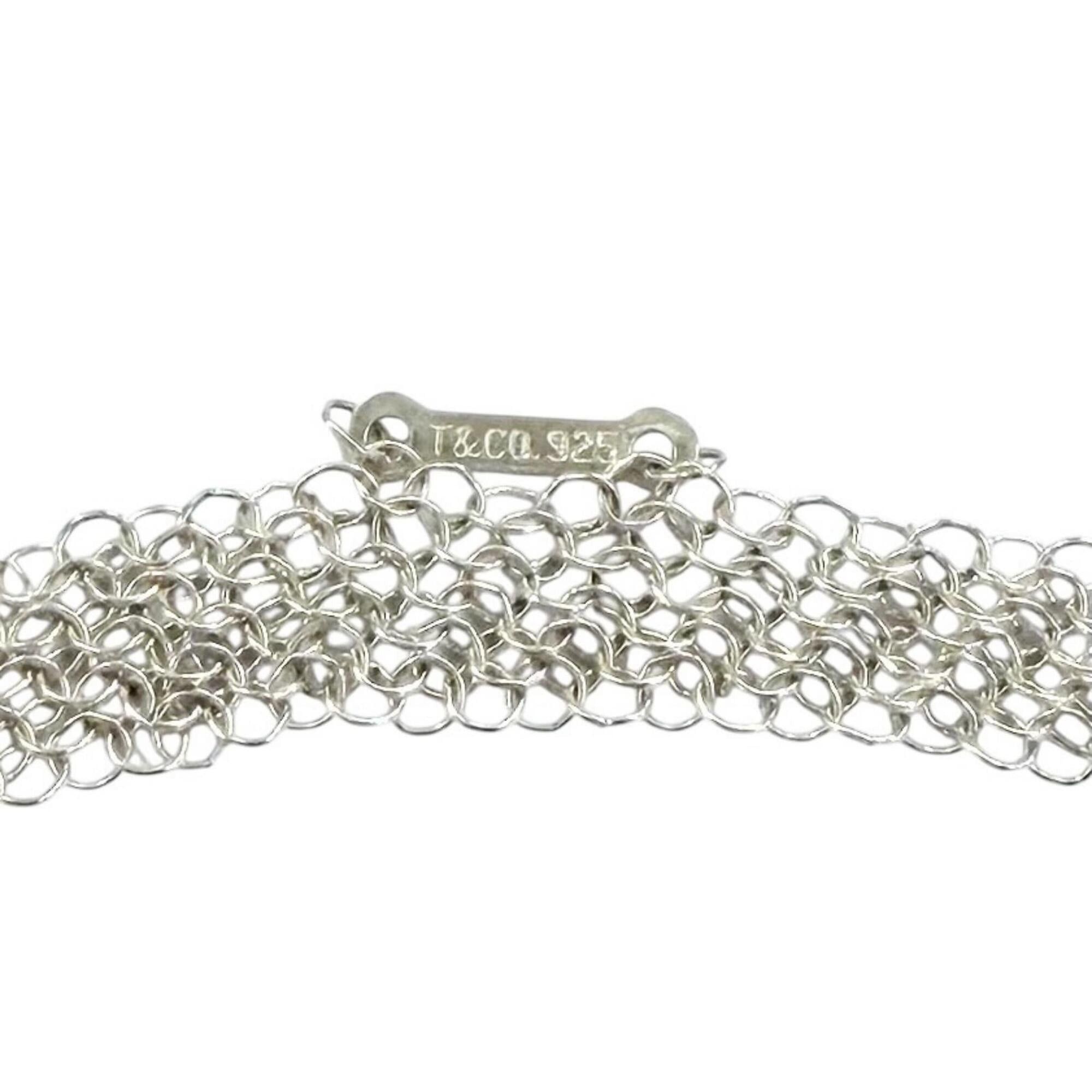 Tiffany & Co. TIFFANY&Co. Tiffany & Co. Elsa Peretti Somerset Mesh Necklace, 925 Sterling Silver, Weight 7.5g, Women's Size ONE SIZE - 5 Thumbnail