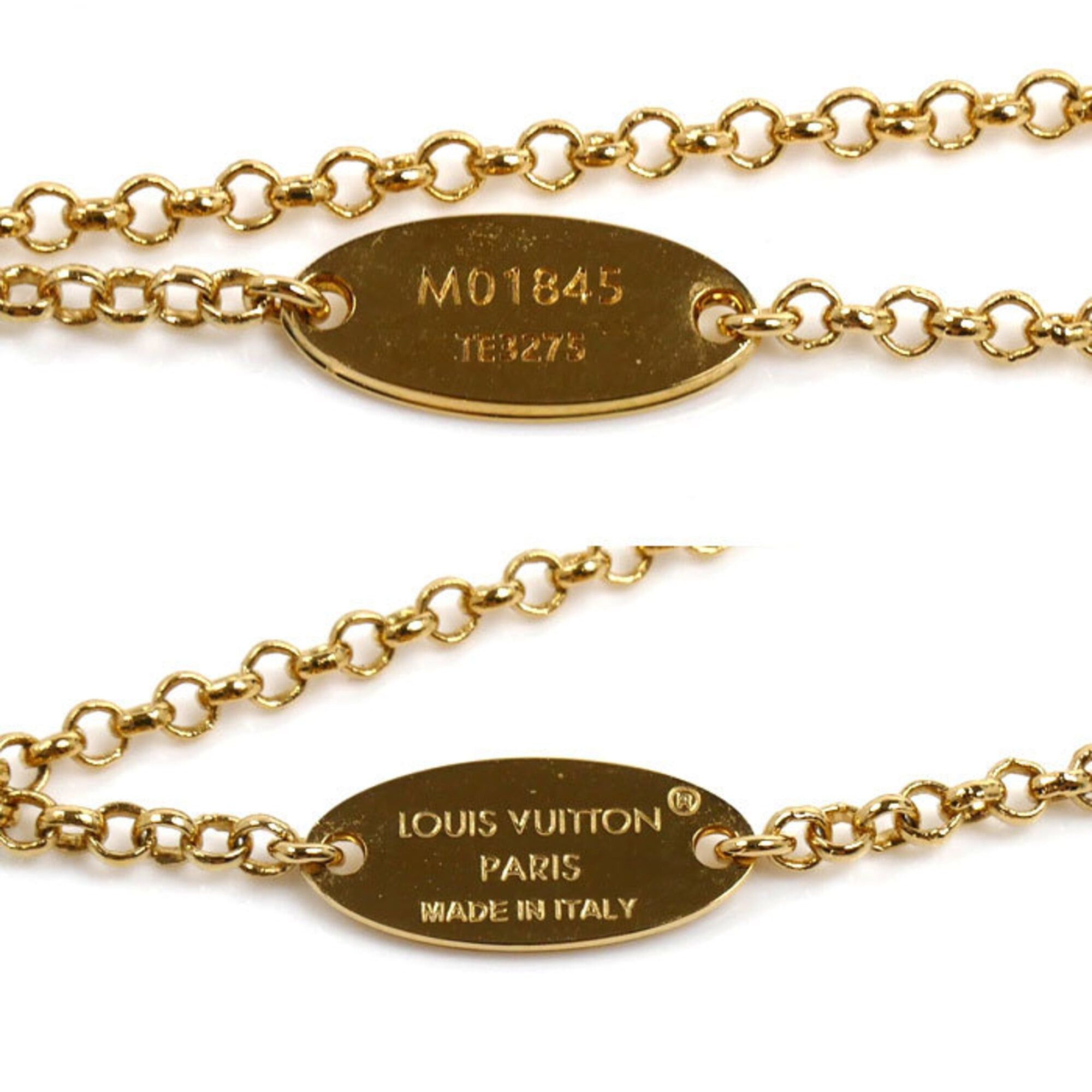 Louis Vuitton Louis Vuitton Metal Necklace Lady LV M01845 41cm Women's Size ONE SIZE - 5 Thumbnail