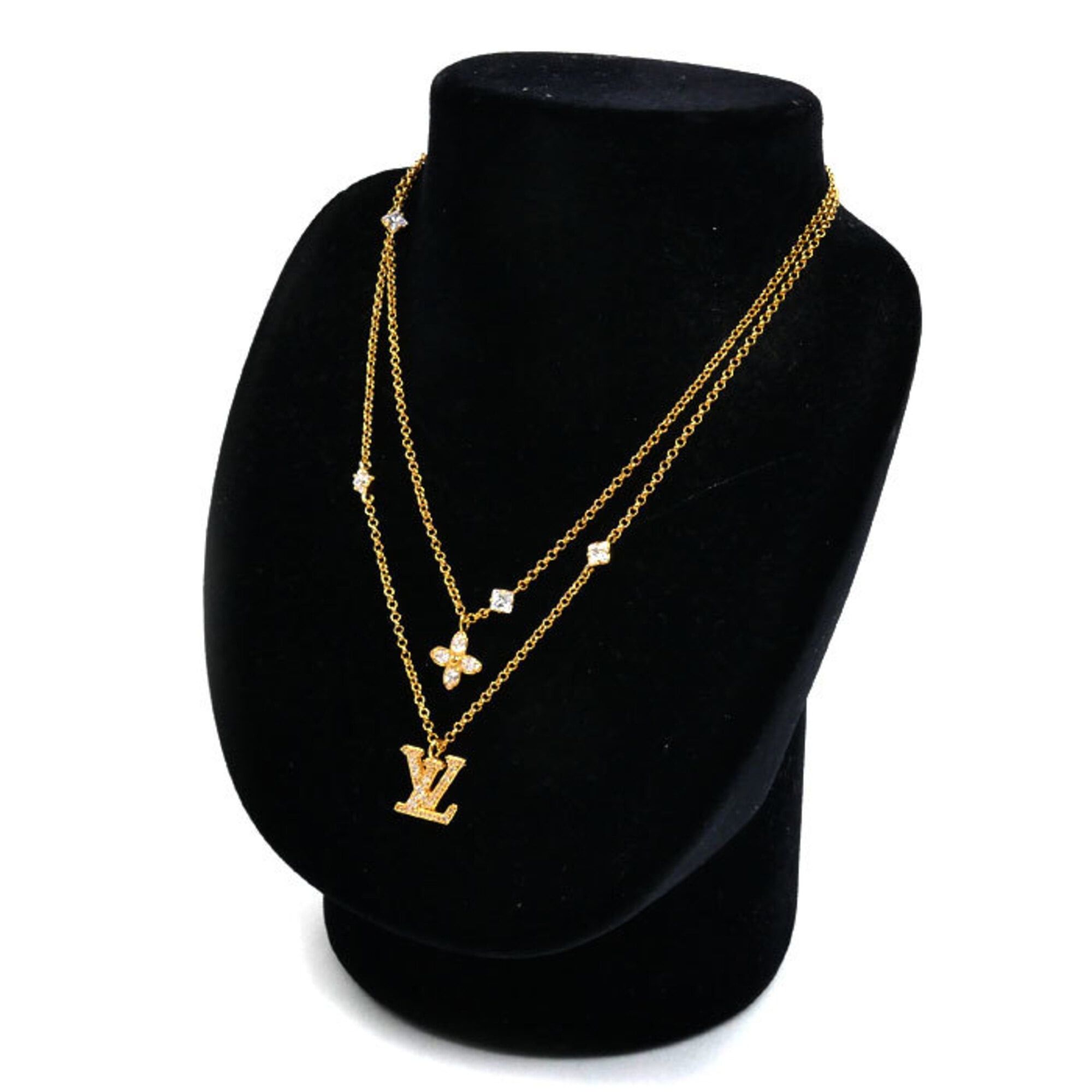 Louis Vuitton Louis Vuitton Metal Necklace Lady LV M01845 41cm Women's Size ONE SIZE - 7 Thumbnail
