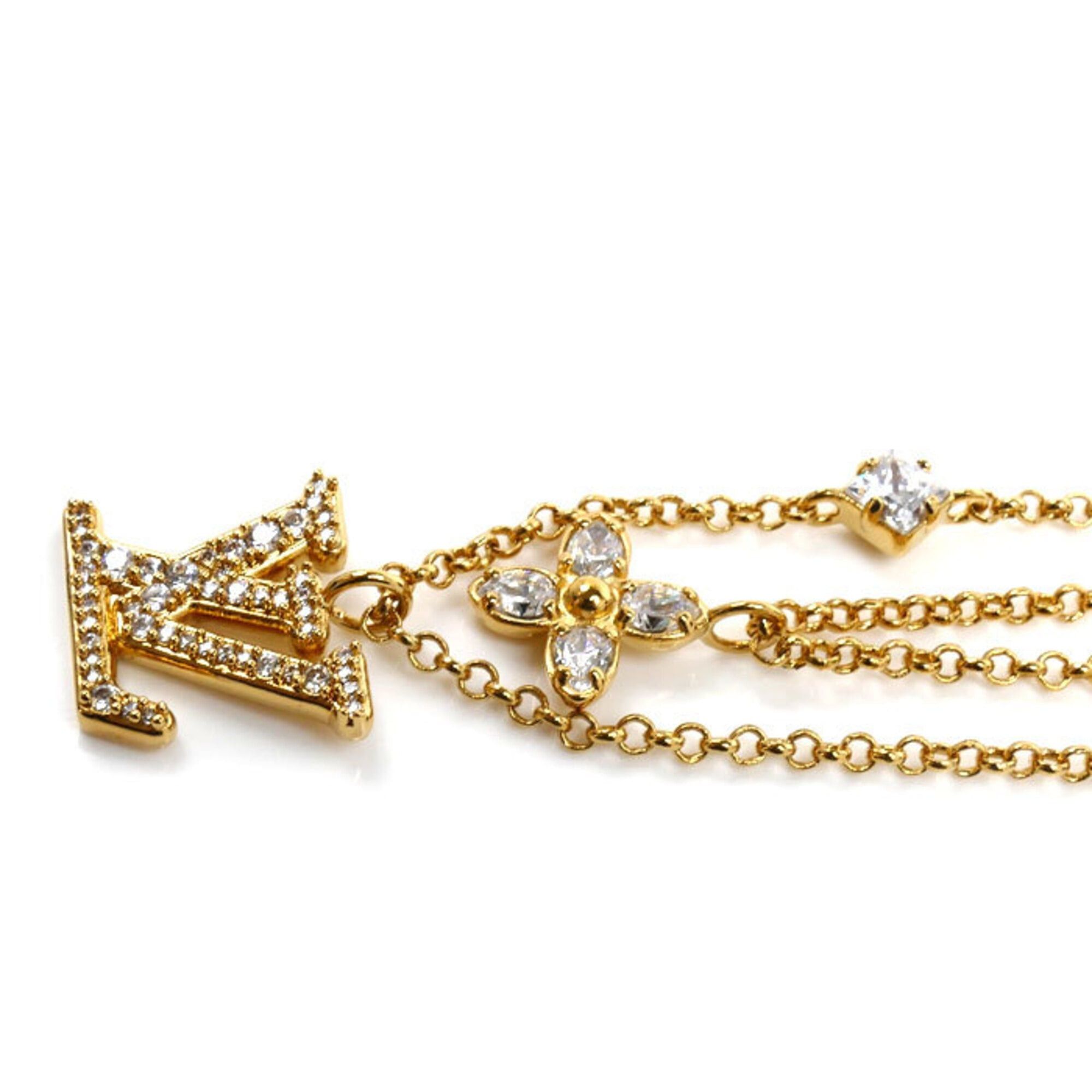 Louis Vuitton Louis Vuitton Metal Necklace Lady LV M01845 41cm Women's Size ONE SIZE - 3 Thumbnail