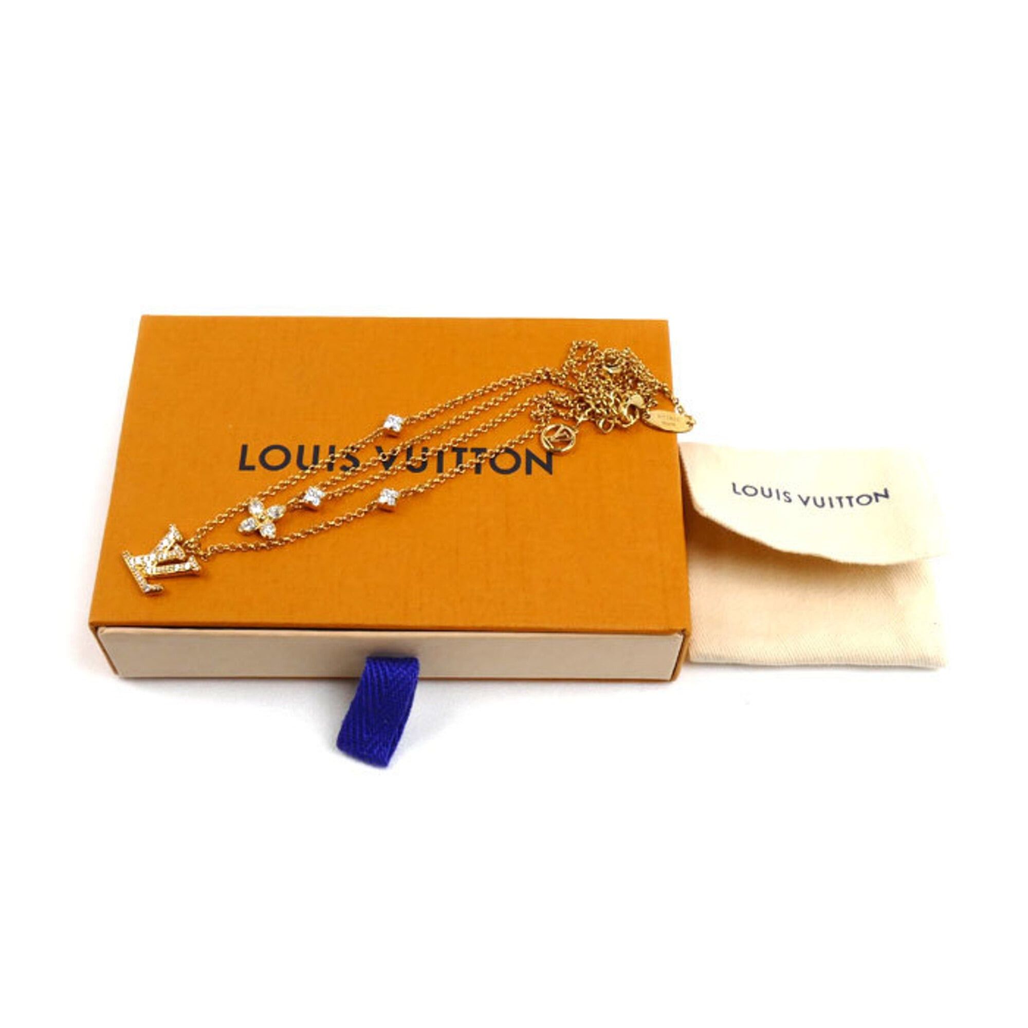 Louis Vuitton Louis Vuitton Metal Necklace Lady LV M01845 41cm Women's Size ONE SIZE - 8 Thumbnail