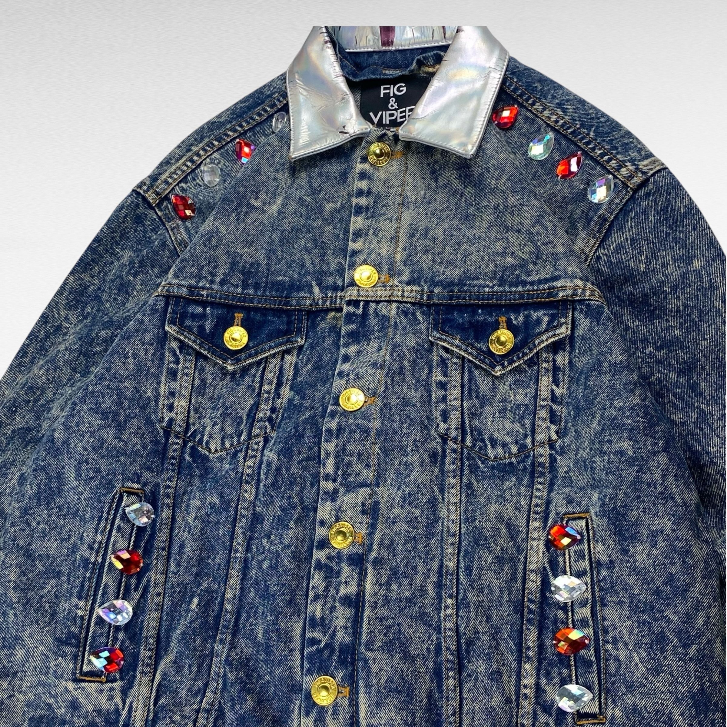 Vintage FIG&VIPER Denim Jacket Size L Size US L / EU 52-54 / 3 - 5 Thumbnail