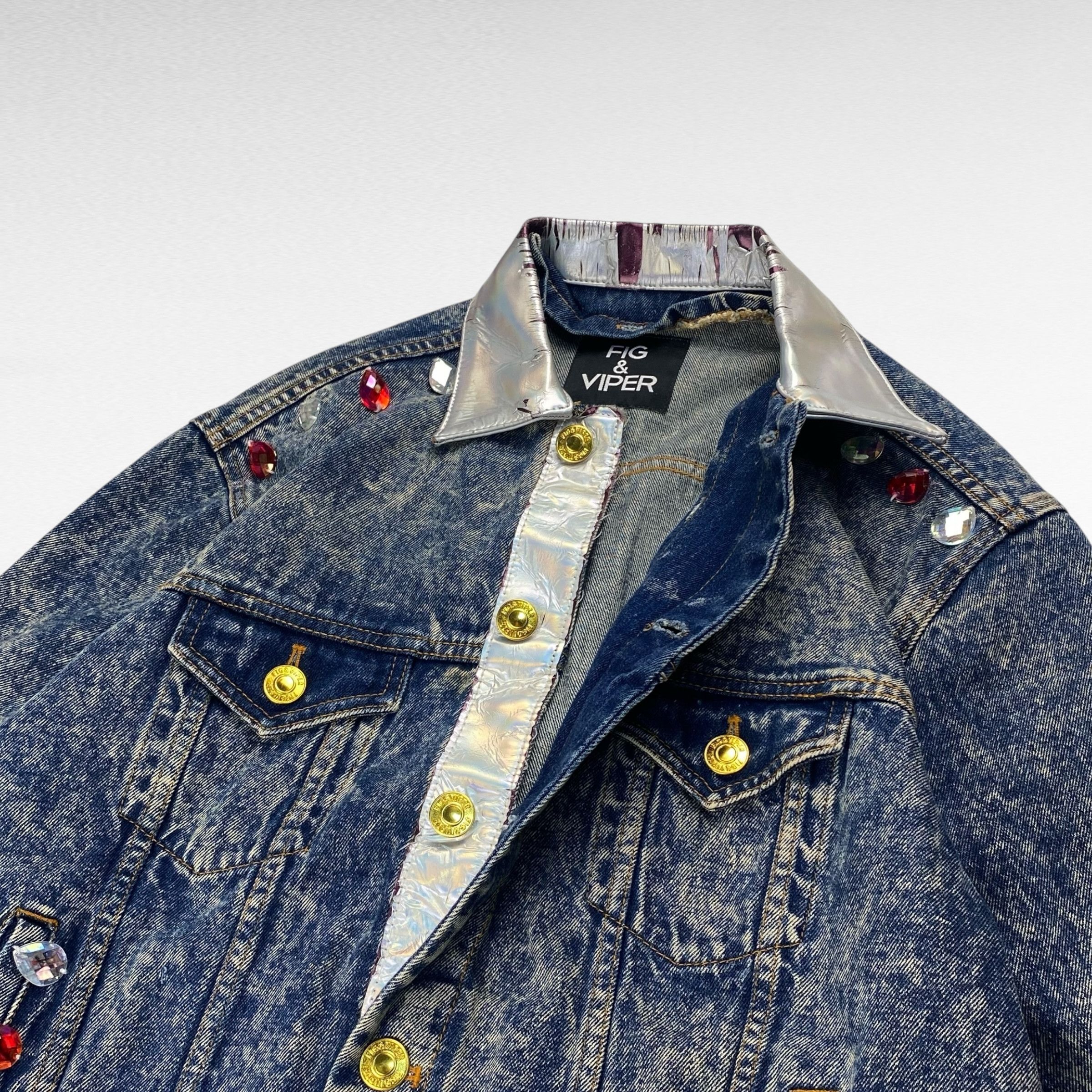 Vintage FIG&VIPER Denim Jacket Size L Size US L / EU 52-54 / 3 - 4 Thumbnail