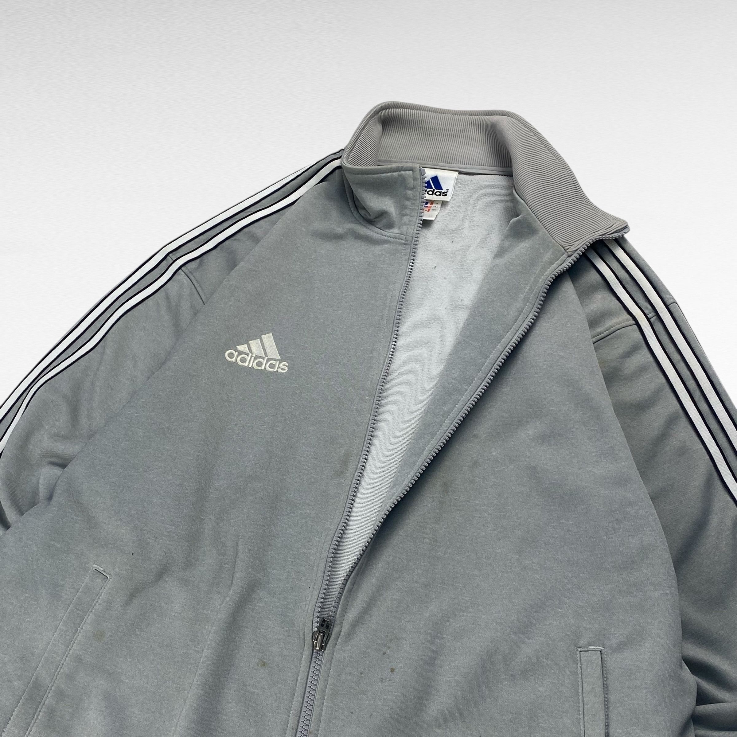 Adidas Adidas 00s Jacket Gray Size L Size US L / EU 52-54 / 3 - 4 Thumbnail