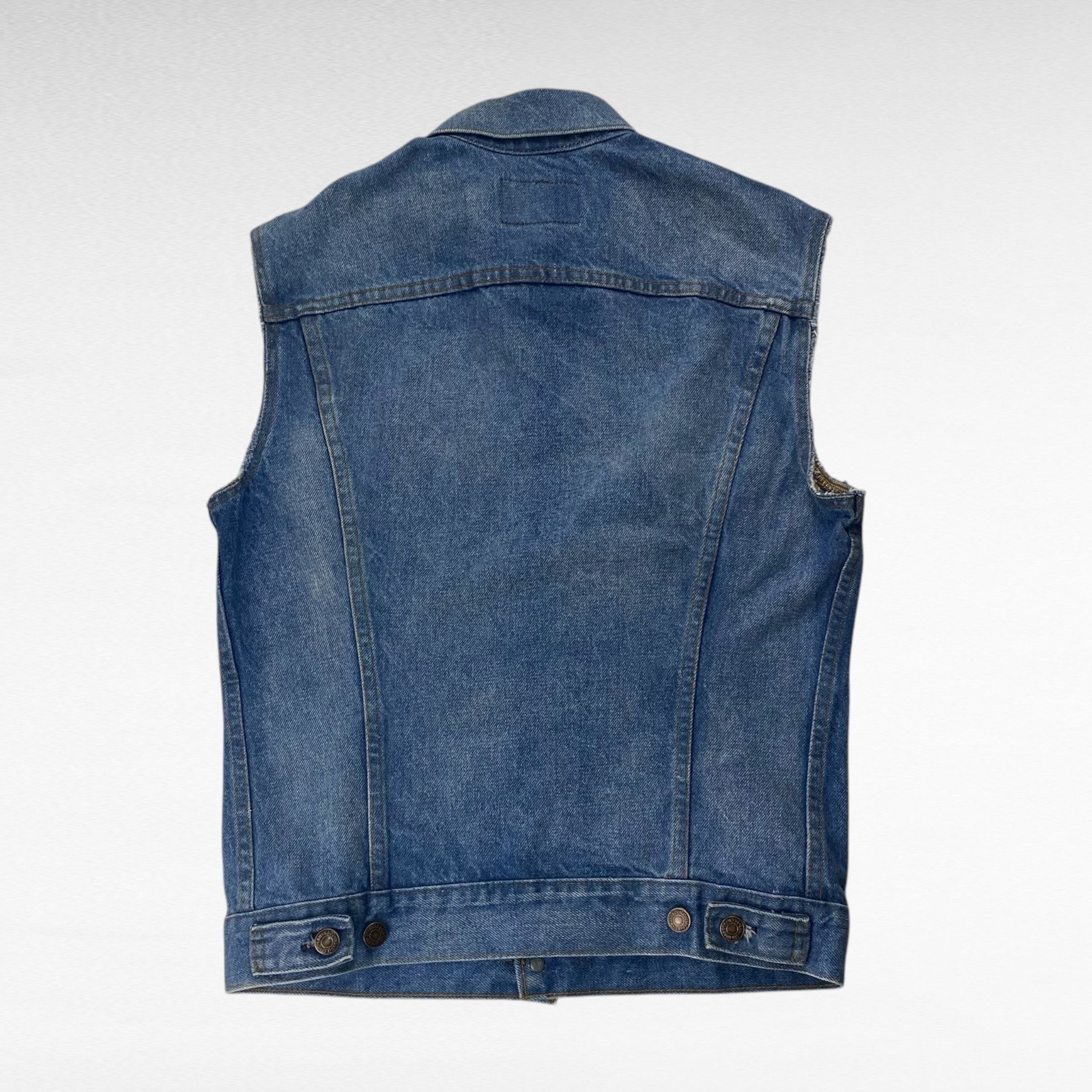 Levi's Levi's Denim Vest Size 36 Size US M / EU 48-50 / 2 - 2 Thumbnail