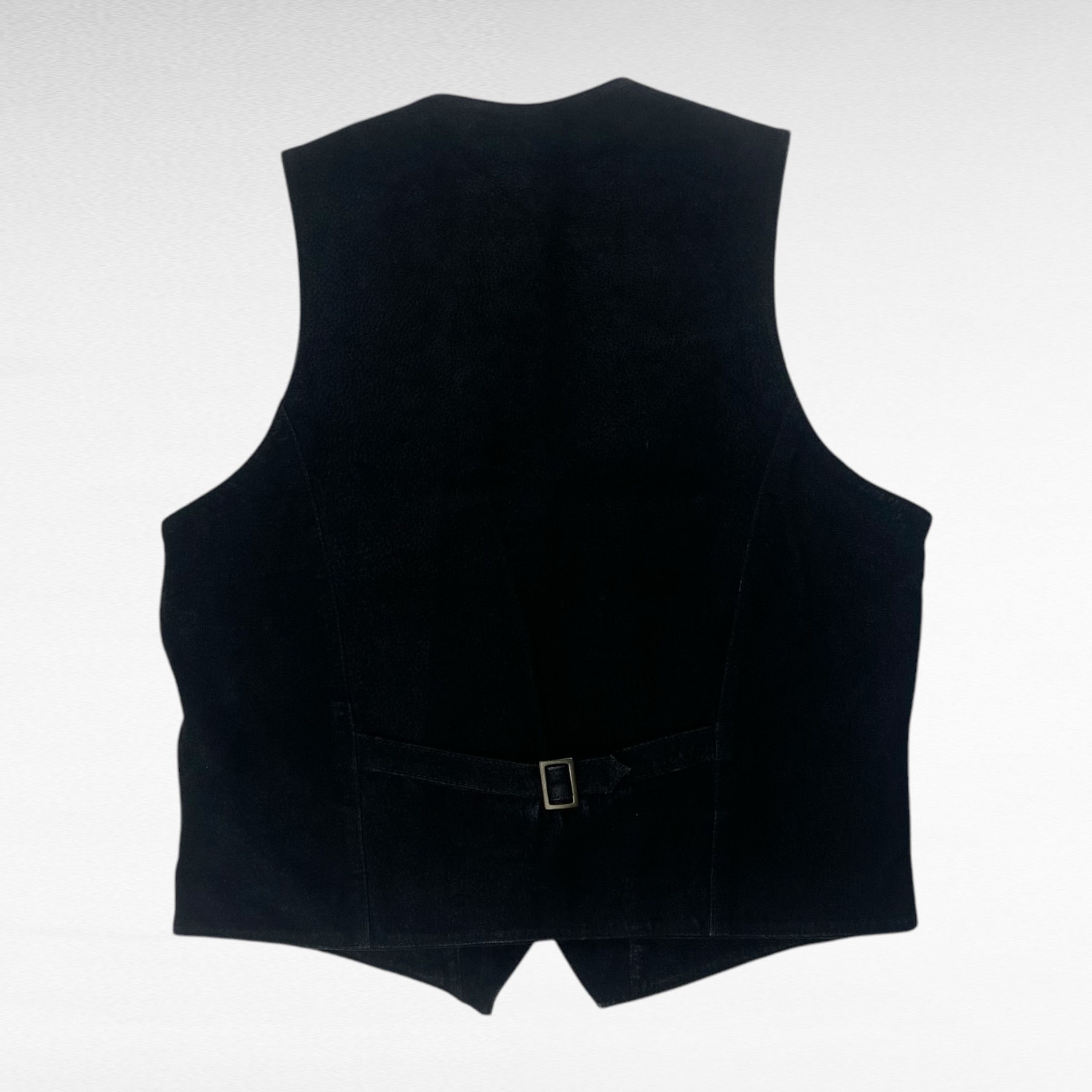 Vintage Hammer Leather Vest Black Size L Size US L / EU 52-54 / 3 - 2 Thumbnail