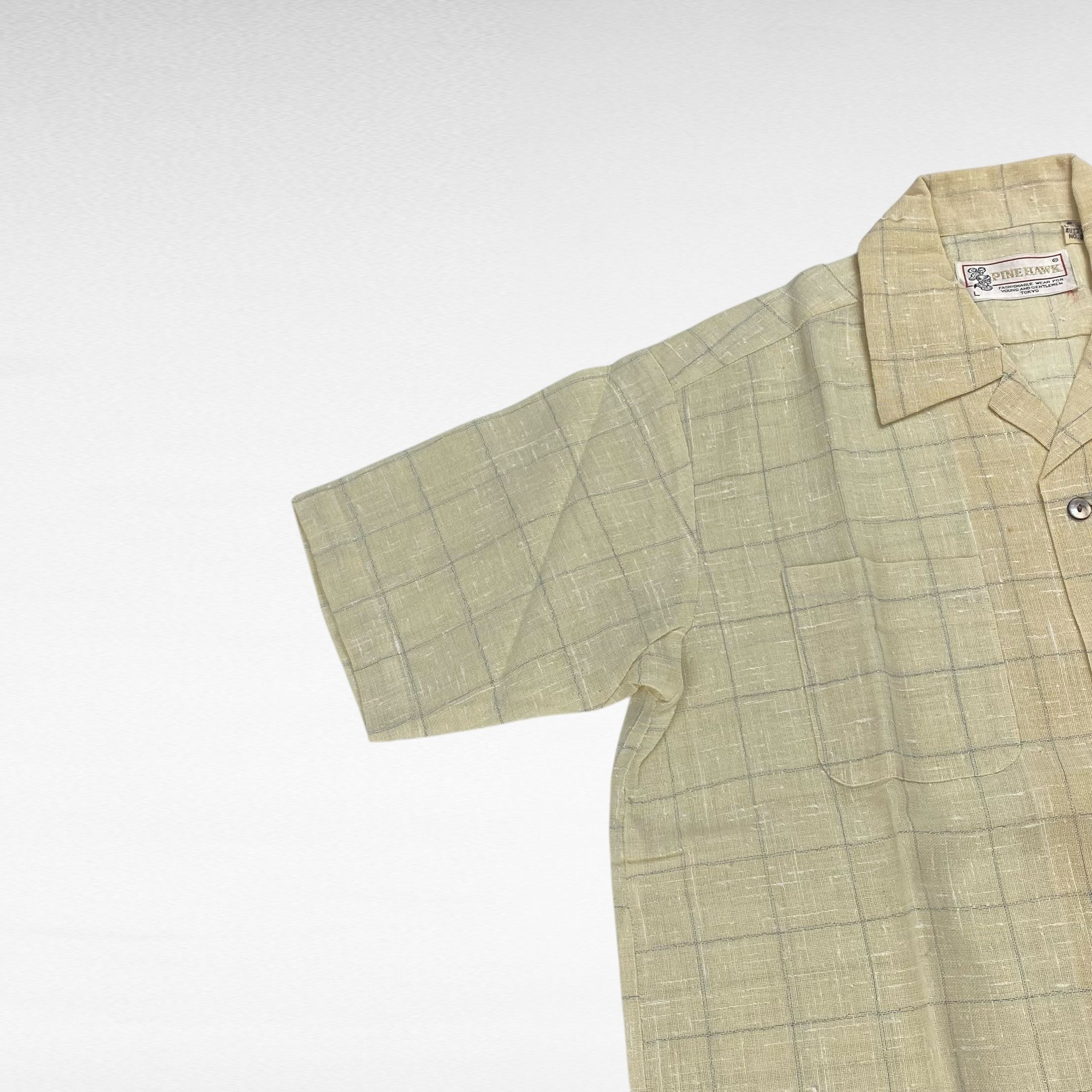Vintage PINE HAWK 90s Open Collar Shirt Size L Size US L / EU 52-54 / 3 - 3 Thumbnail