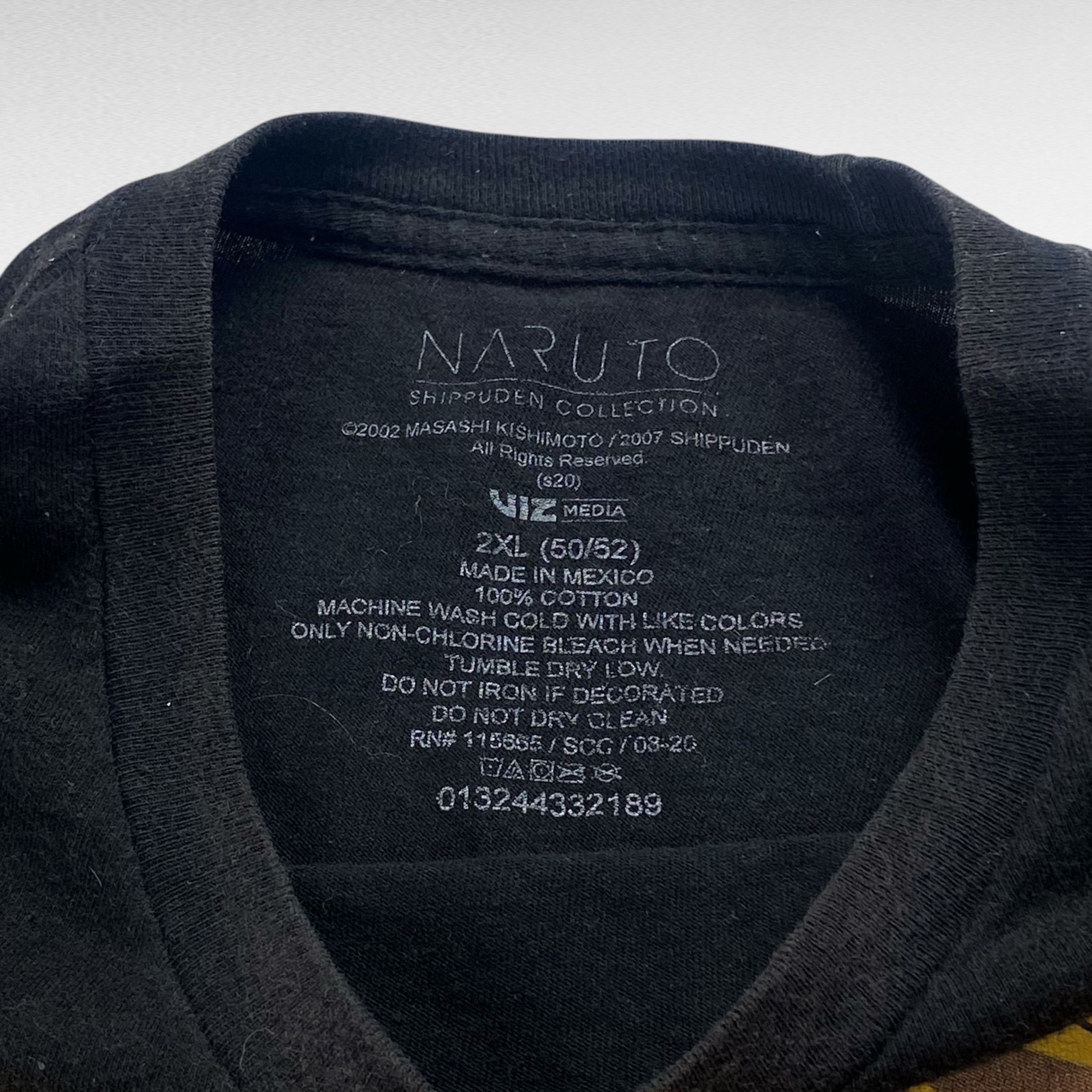 Vintage NARUTO T-Shirt Black Size 2XL Size US XXL / EU 58 / 5 - 5 Thumbnail