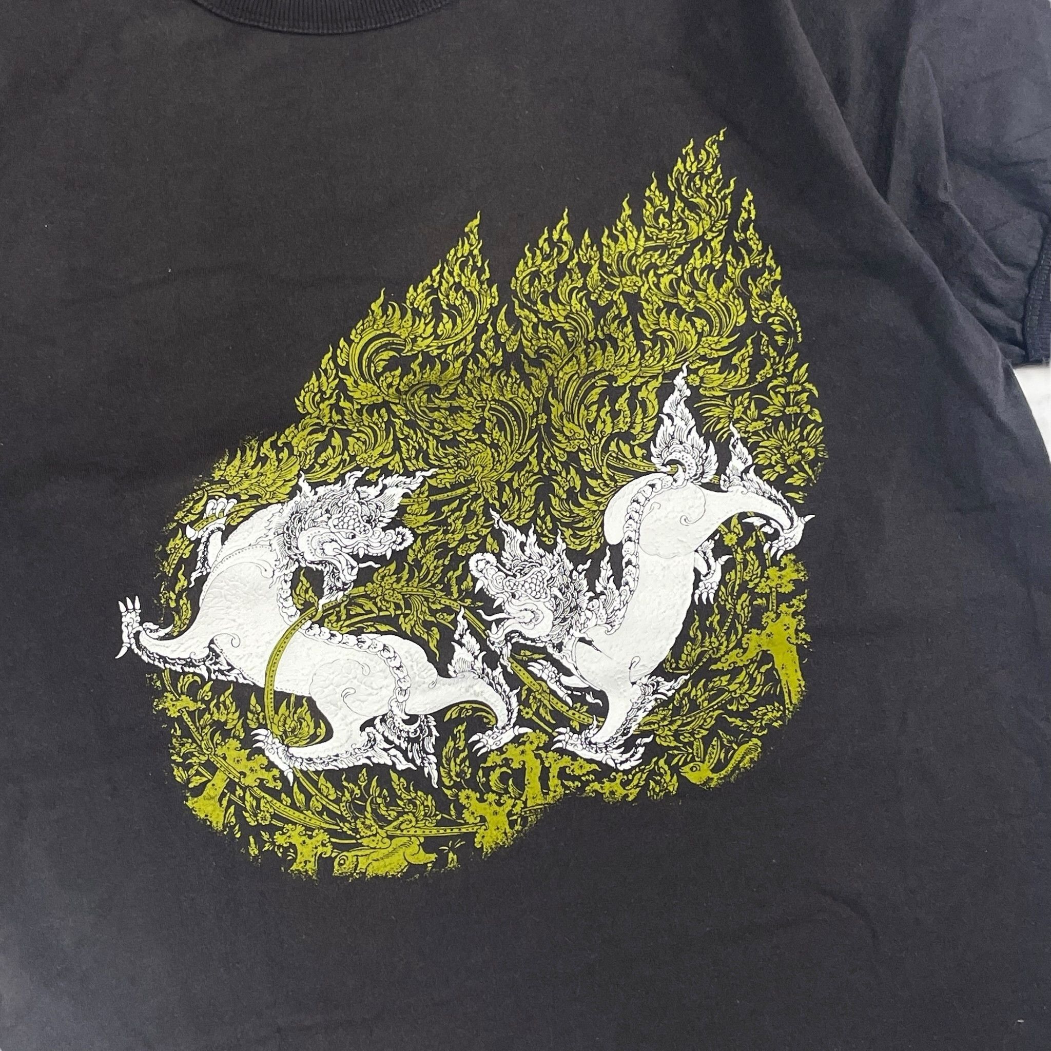 Vintage unknown Print T-Shirt Gray Size S Size US S / EU 44-46 / 1 - 4 Thumbnail